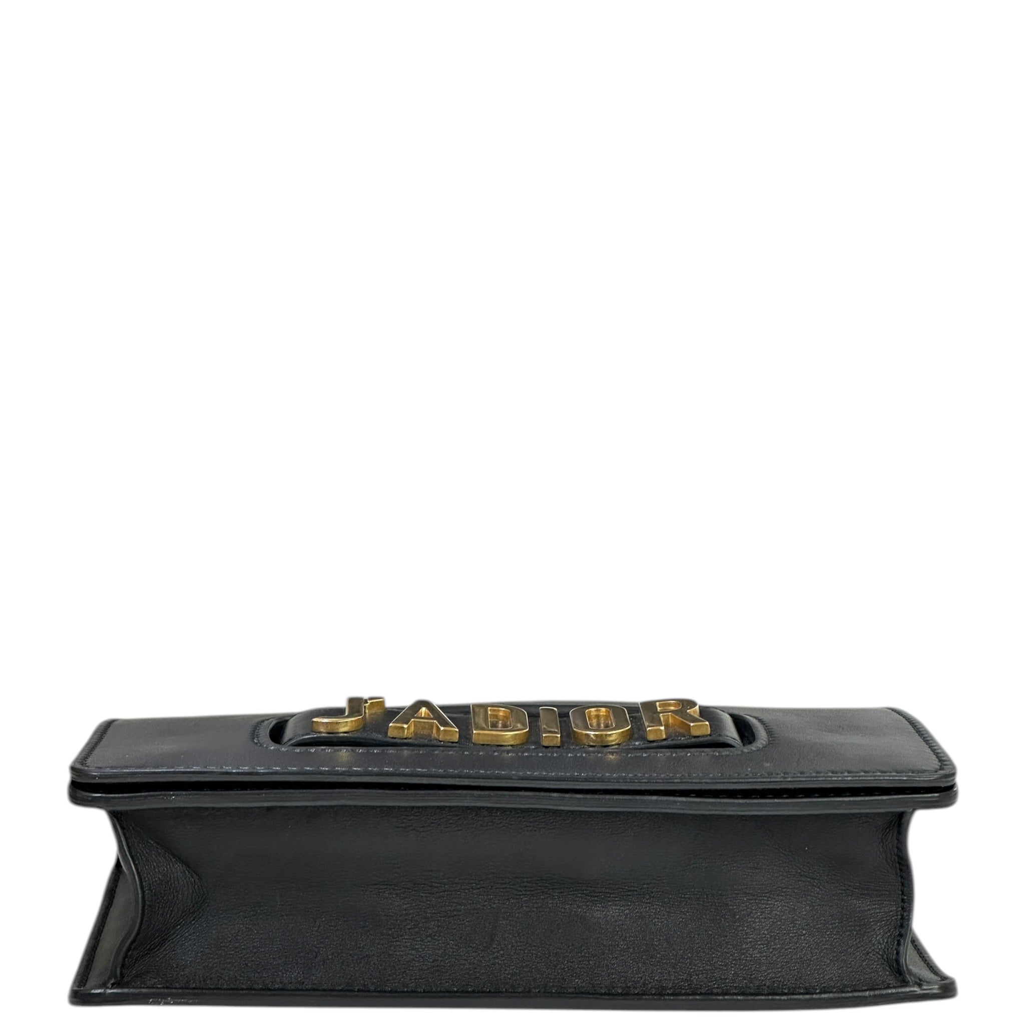 Christian Dior J'Adior Shoulder Bag Black Calfskin