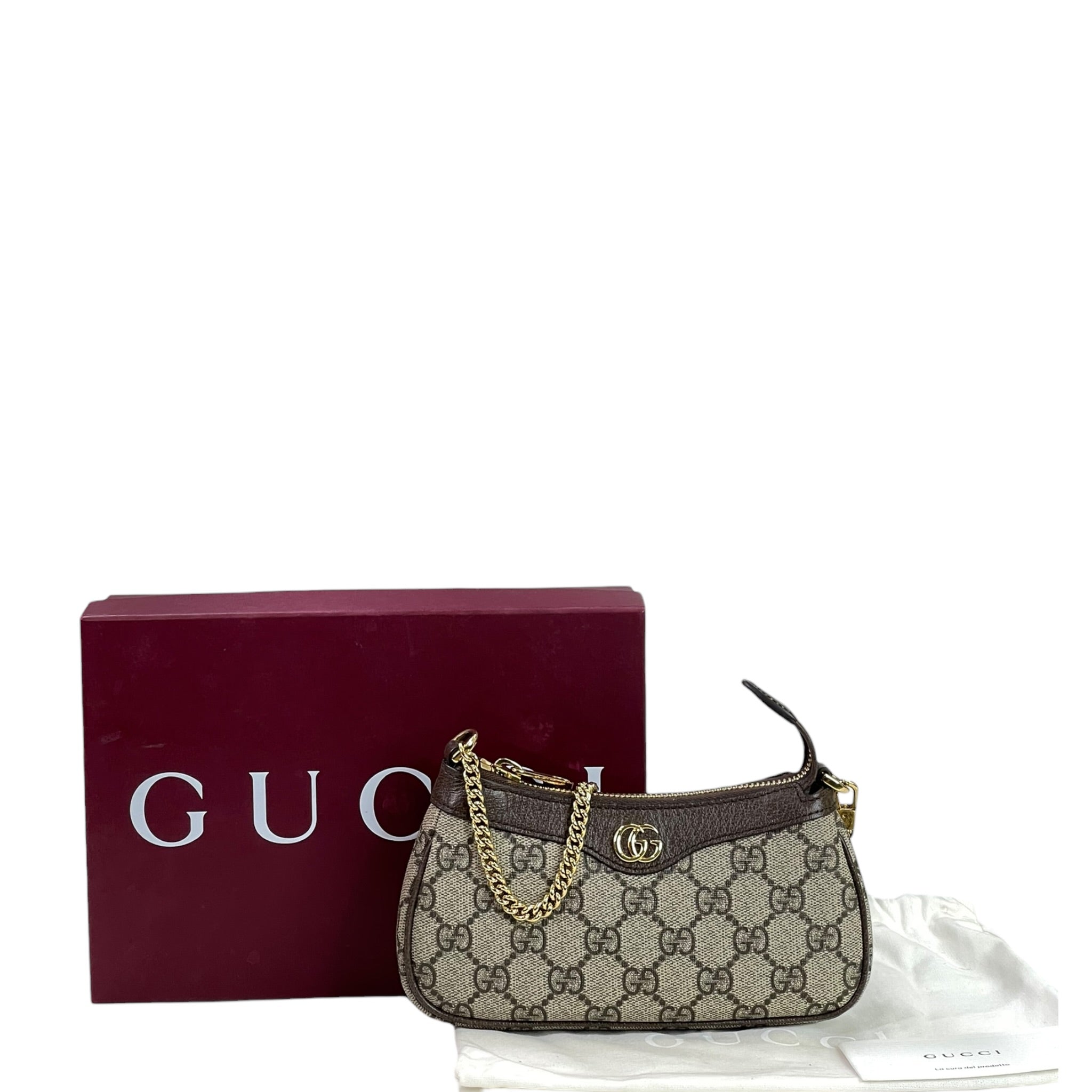 Gucci GG Ophidia Mini Bag Beige GG Supreme Canvas