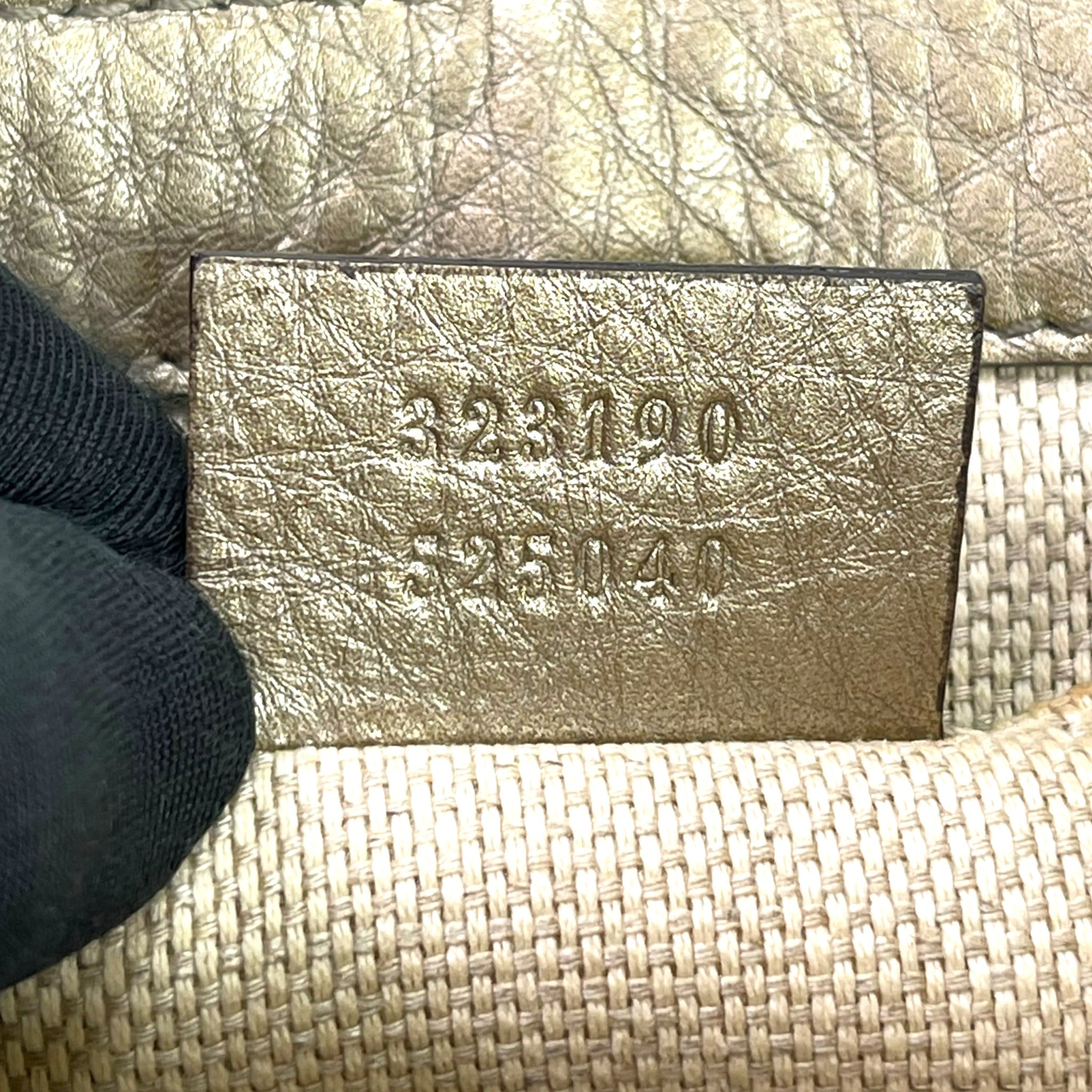 Gucci  Soho Chain Crossbody Bag Metallic Gold Leather
