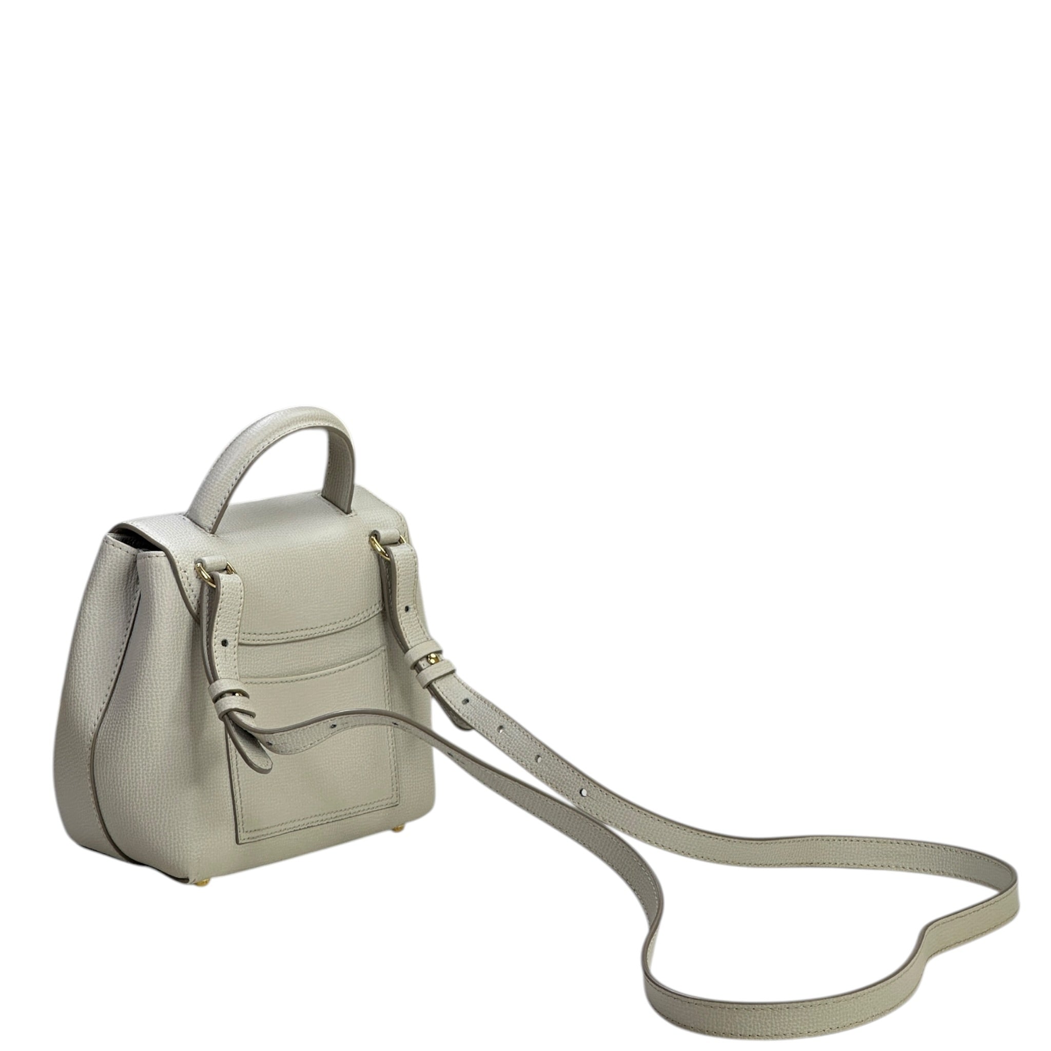 Polène Numéro Un Nano Chalk Textured Leather