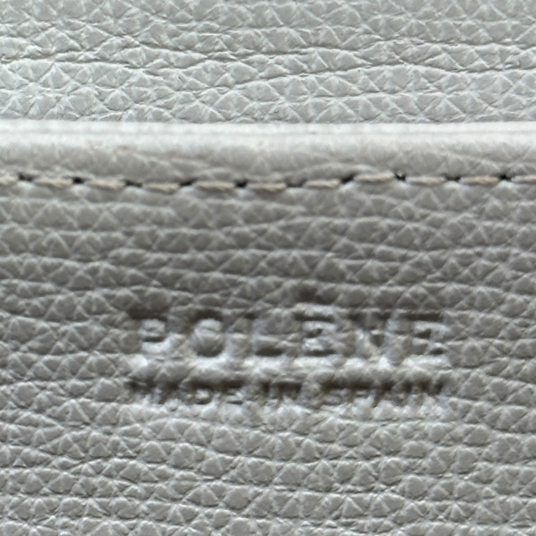 Polène Numéro Un Nano Chalk Textured Leather