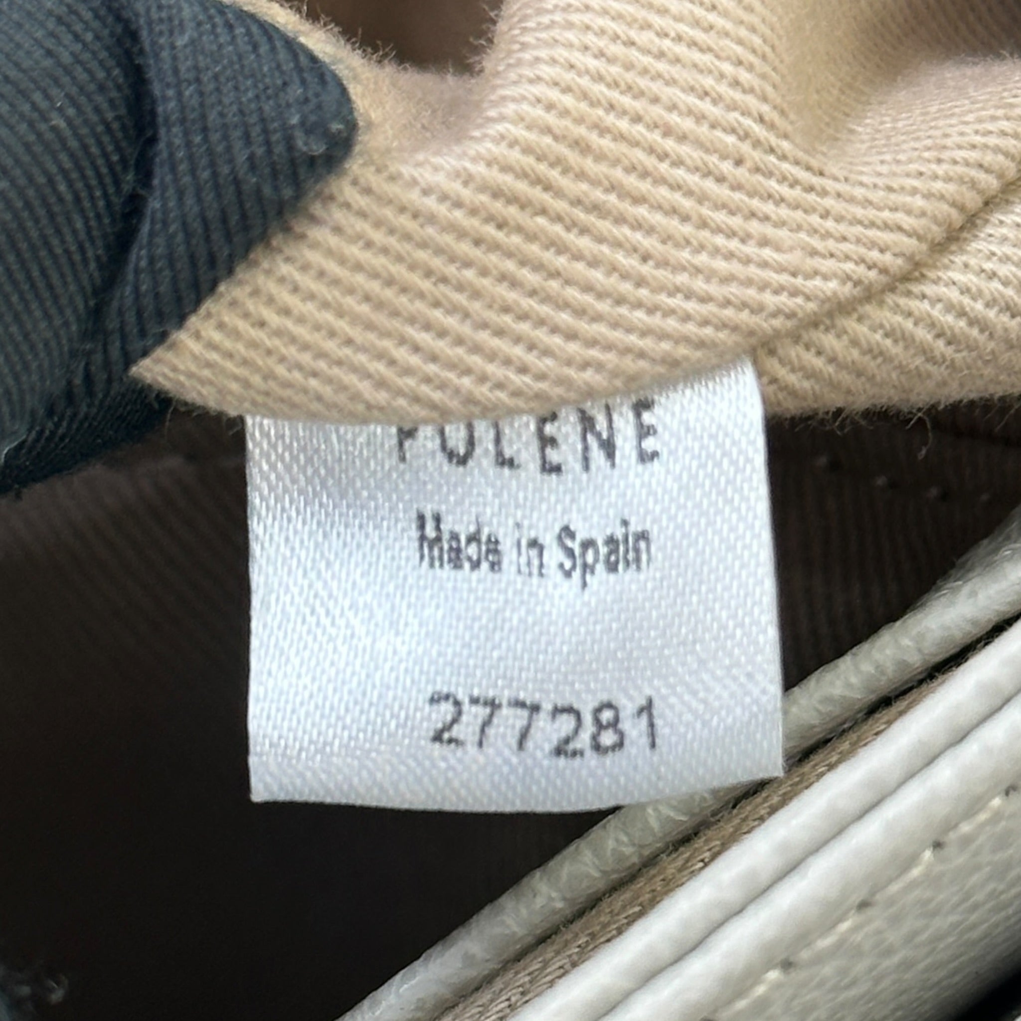 Polène Numéro Un Nano Chalk Textured Leather