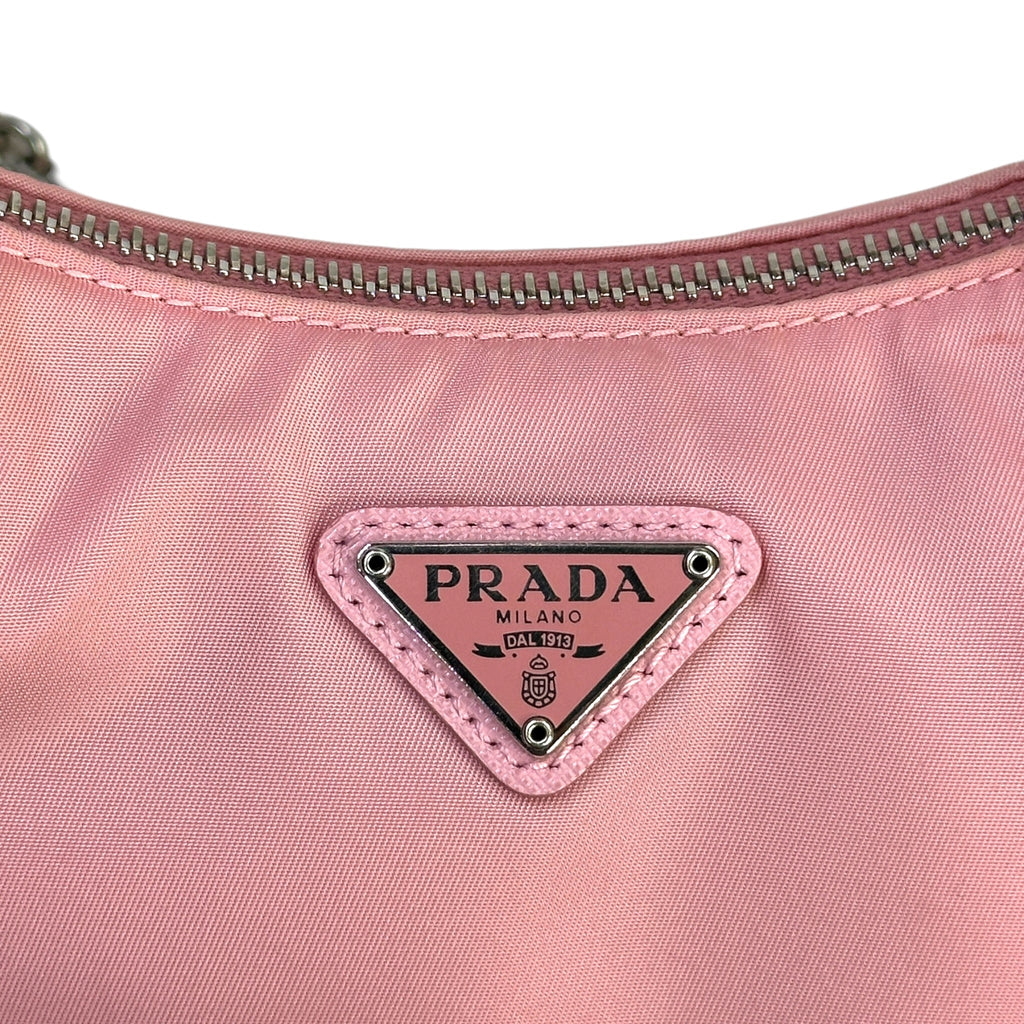 Prada Re-Edition 2005 Shoulder Bag Pink Nylon