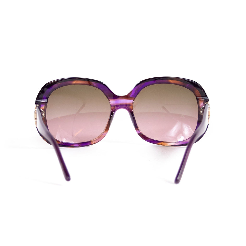 Salvatore Ferragamo Gradient Rectangular Sunglasses