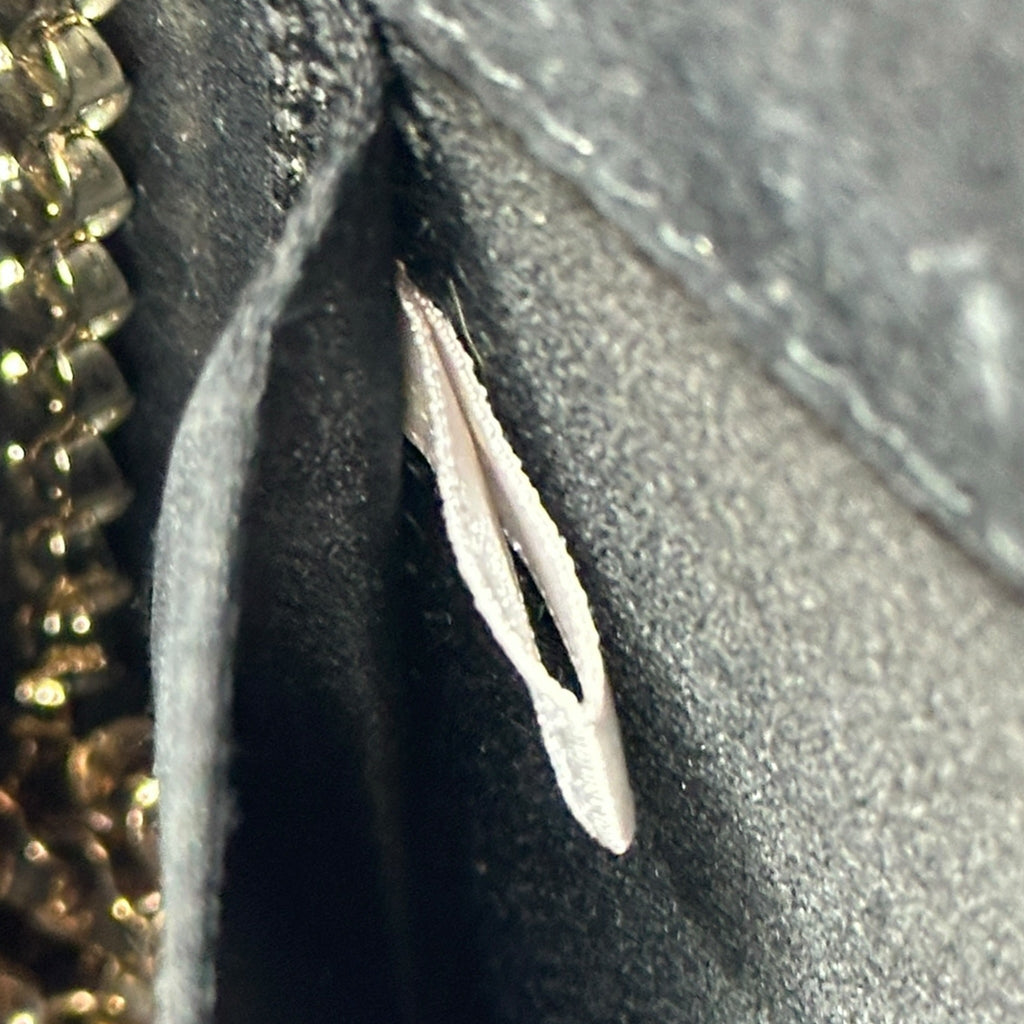 Jimmy Choo Candy Clutch Crinkled Gold Glitter Acrylic