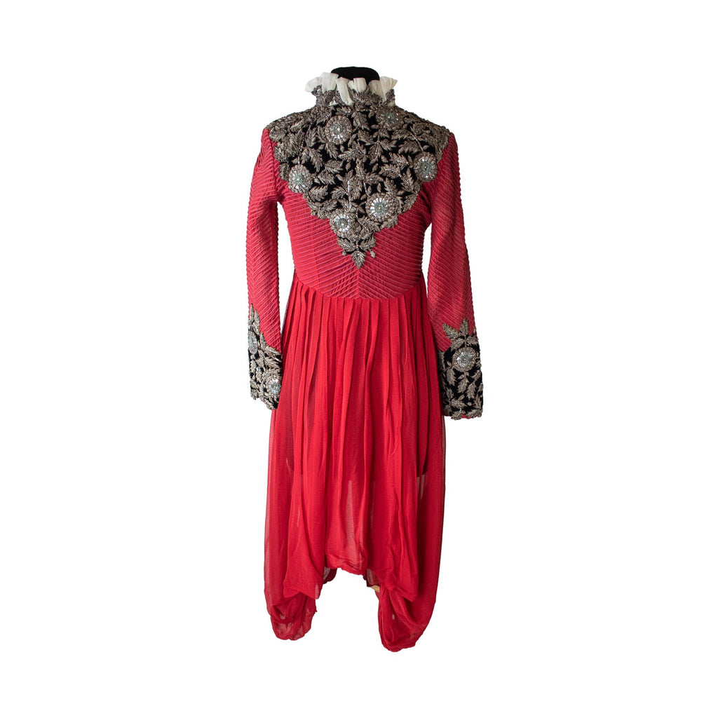 Anamika Khanna Red embellished kurta with pants