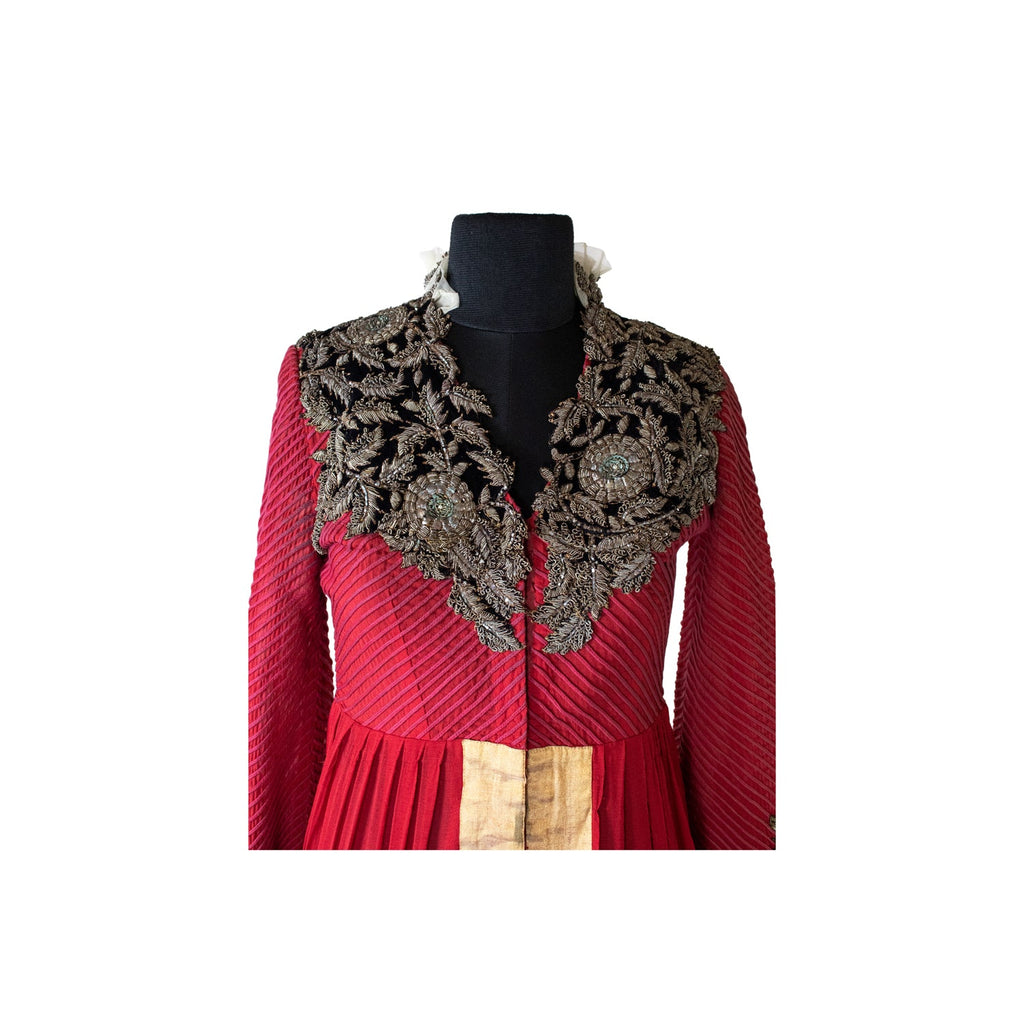 Anamika Khanna Red embellished kurta with pants