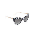 Black & White Cat Print Sunglasses