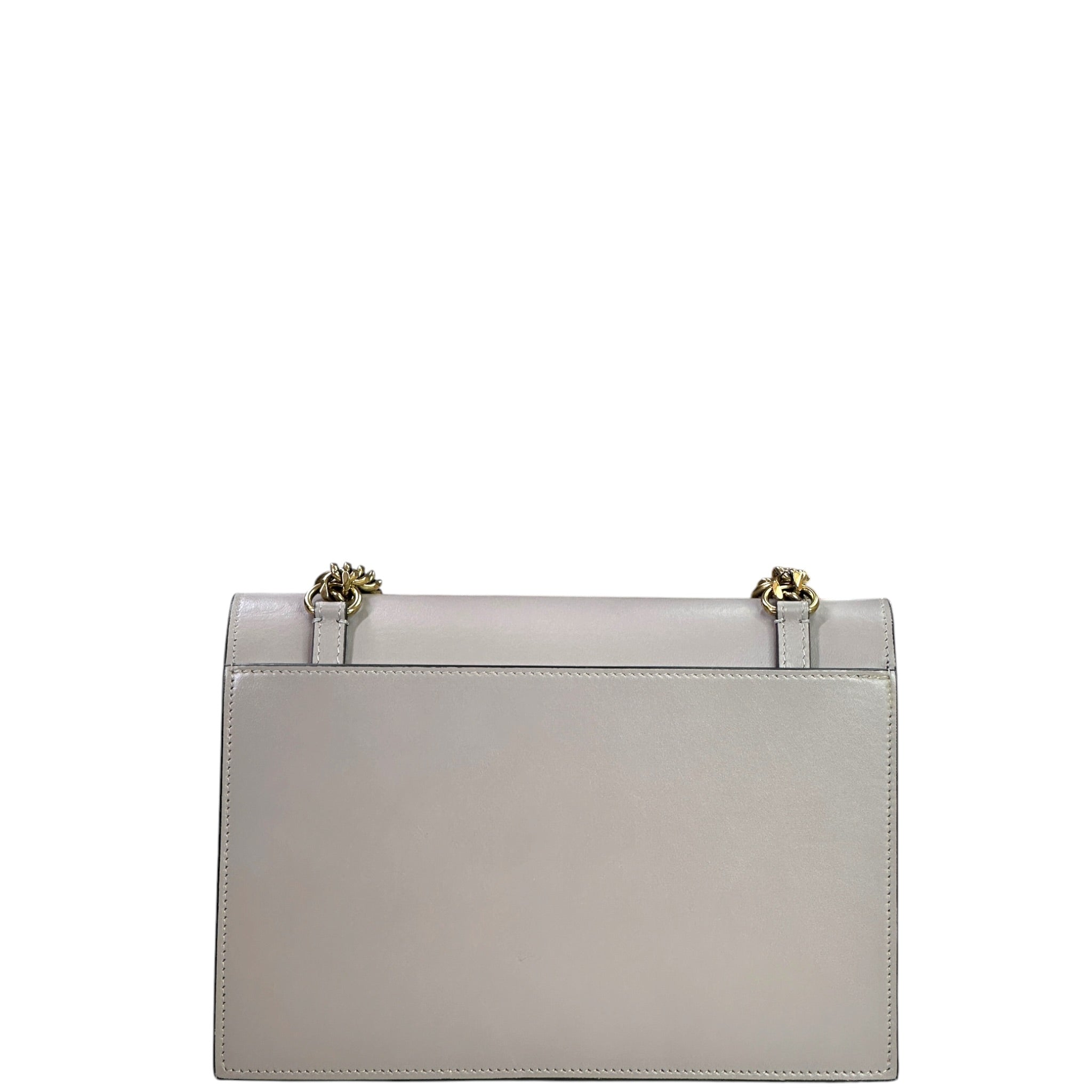 Christian Louboutin Elisa Shoulder Bag Small Grey Calfskin
