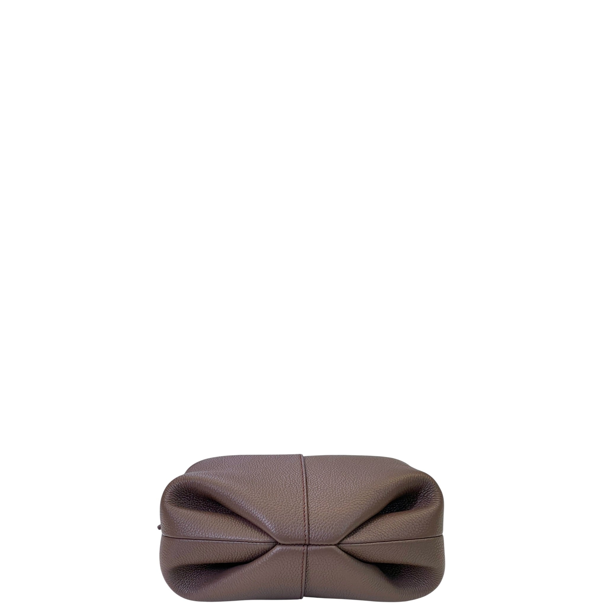 Polène Béri Textured Sandalwood Calf Leather