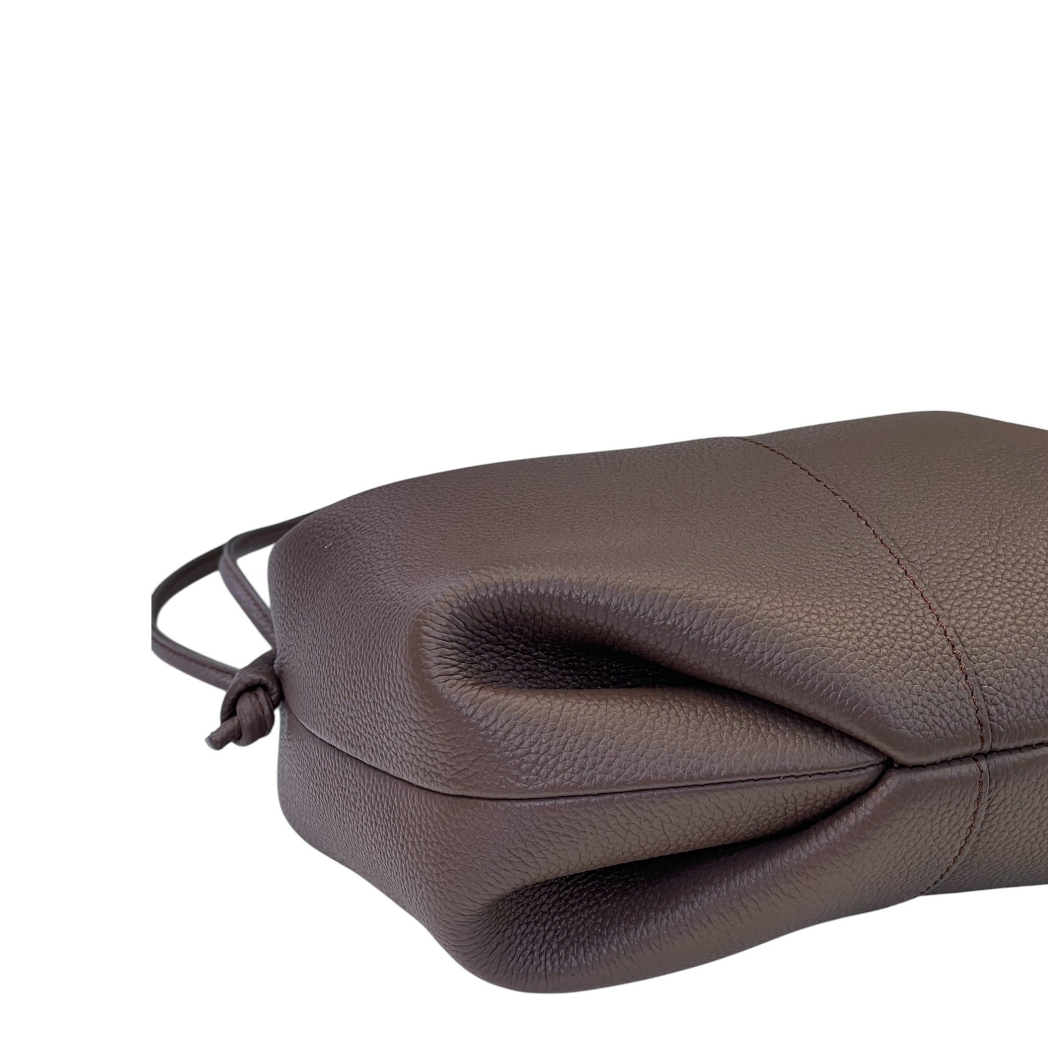 Polène Béri Textured Sandalwood Calf Leather