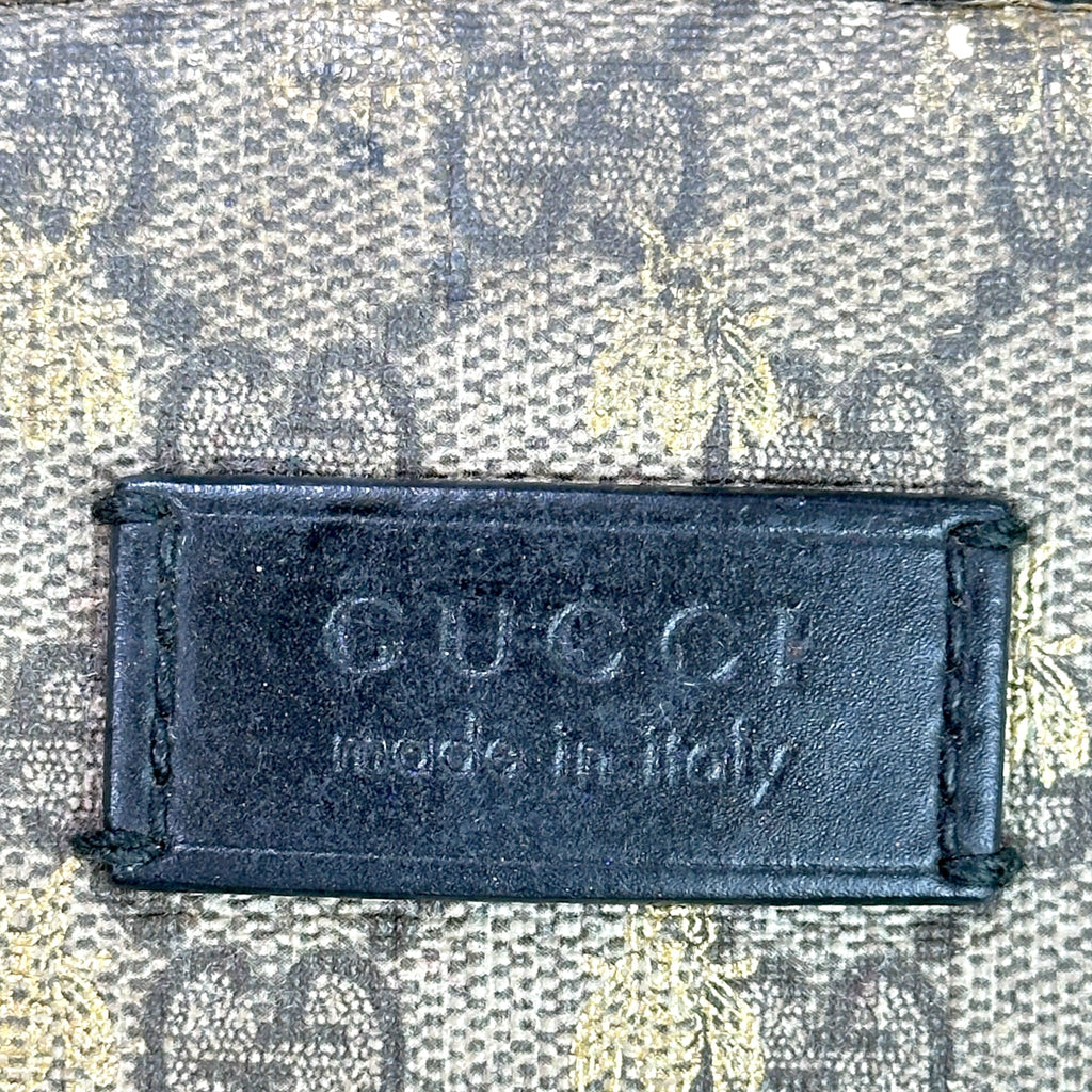 Gucci Bees Backpack Small GG Supreme Canvas