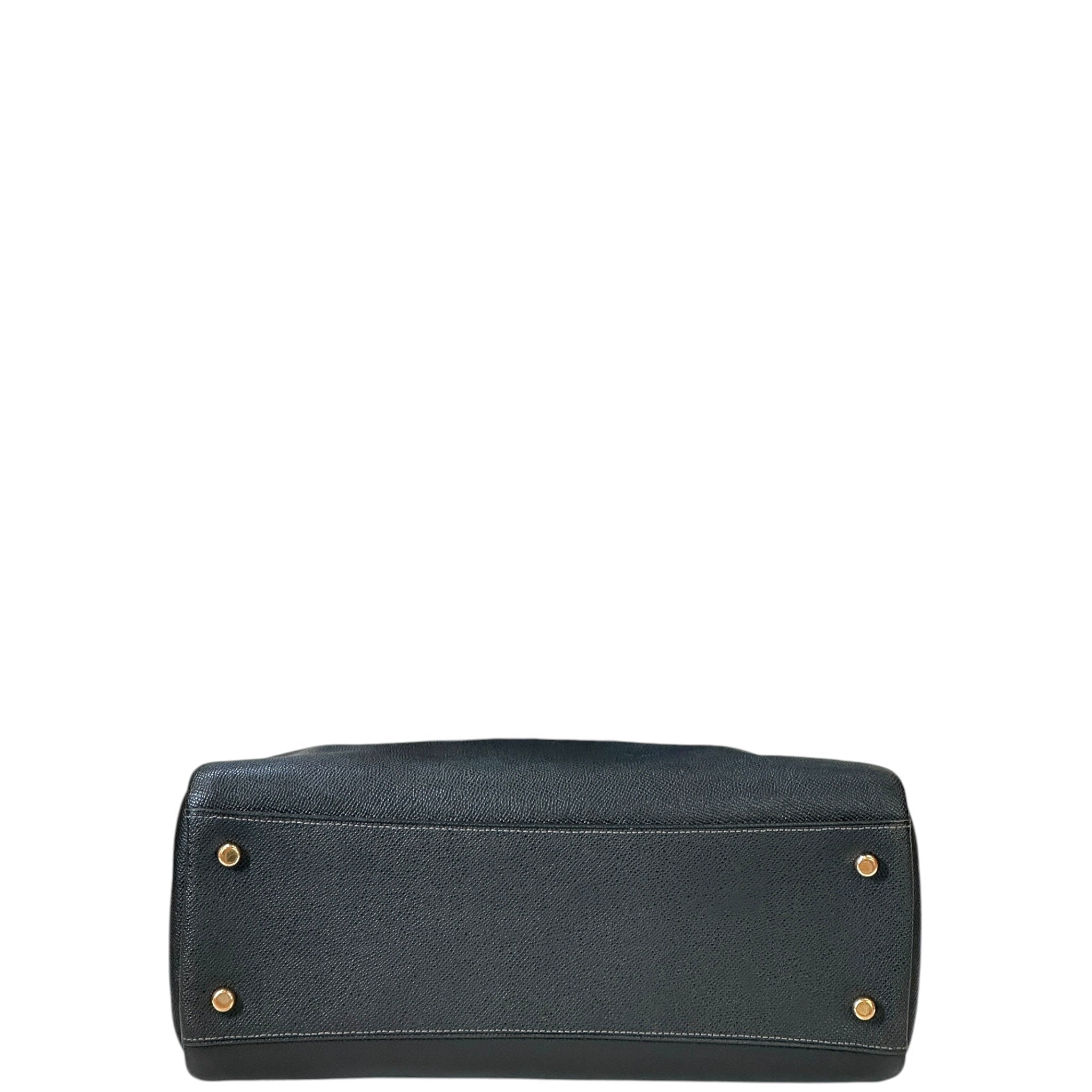 Coach Darcie Carryall Satchel Black Leather