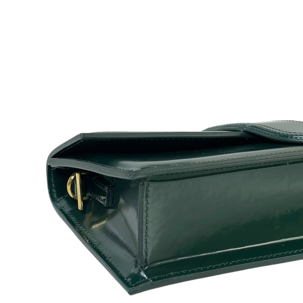 Jacquemus The Long Bambino Bag Dark Green Leather