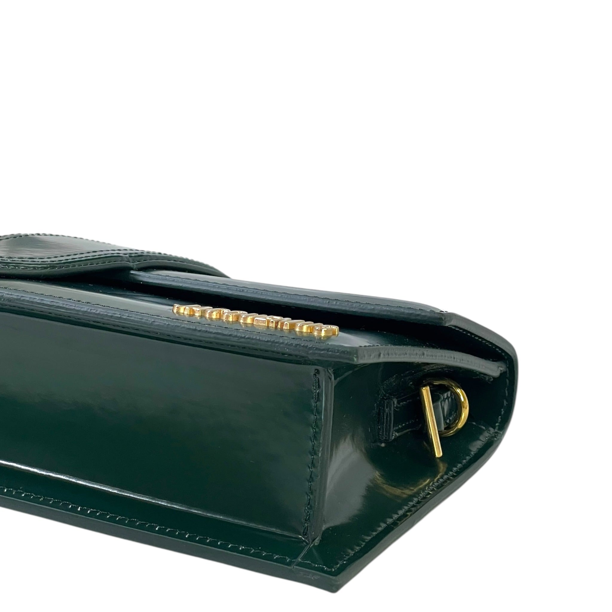 Jacquemus The Long Bambino Bag Dark Green Leather
