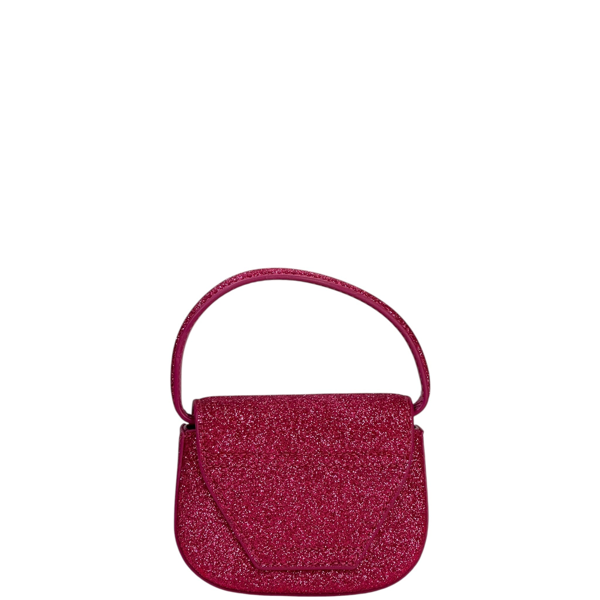 Diesel 1DR-XS-S Mini Bag Pink Glitter Fabric