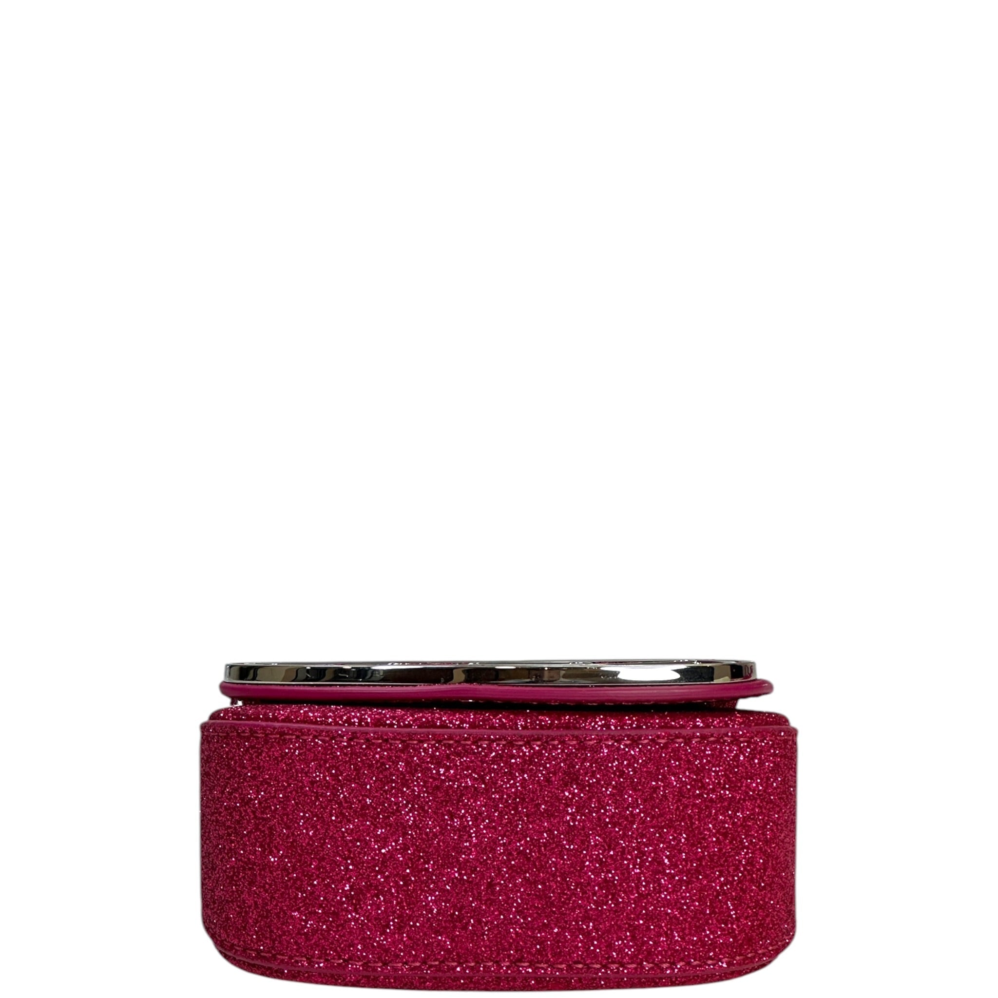 Diesel 1DR-XS-S Mini Bag Pink Glitter Fabric