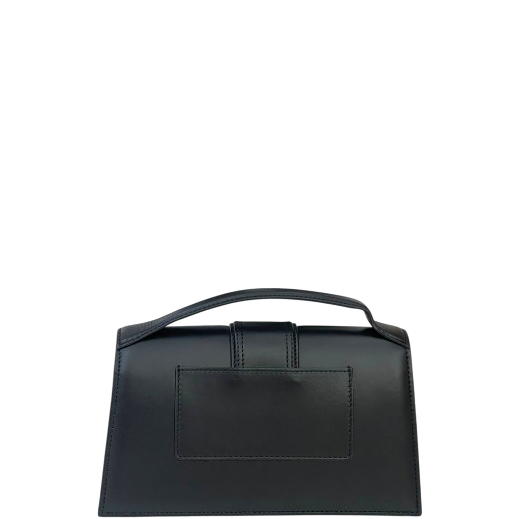 Jacquemus The Large Bambino Bag Black Leather