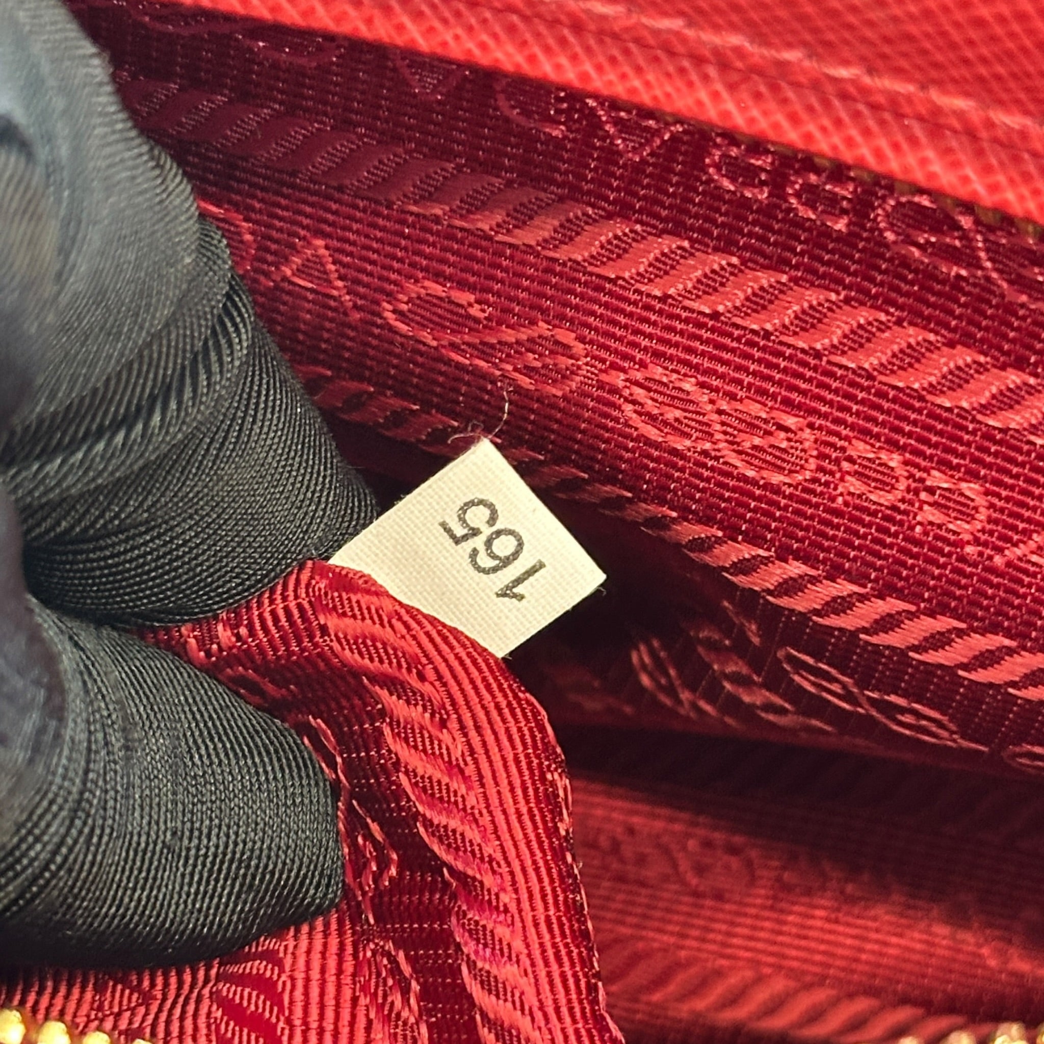 Prada Galleria Double Zip Tote Medium Red Saffiano Leather