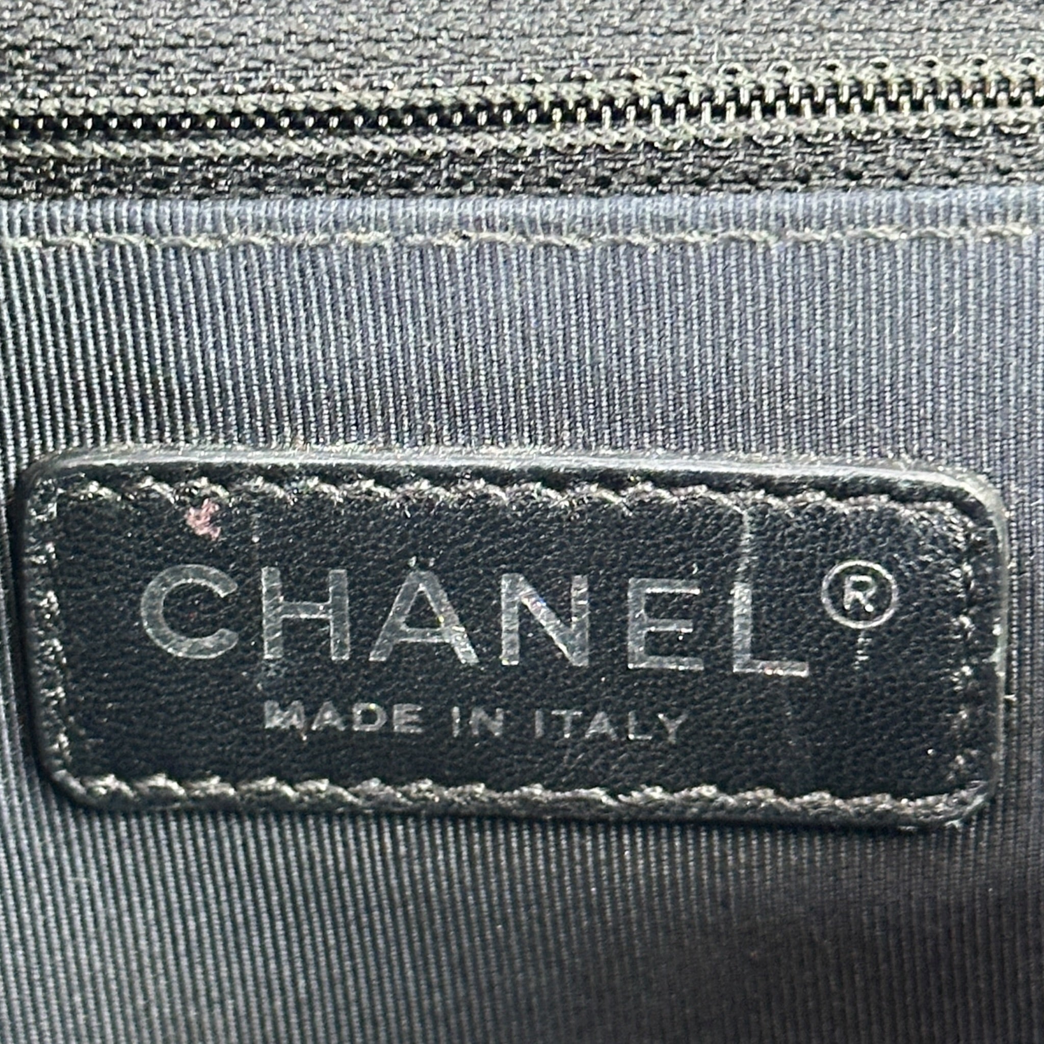 Chanel Boy Bag New Medium Paris-Dallas Studded Black Leather
