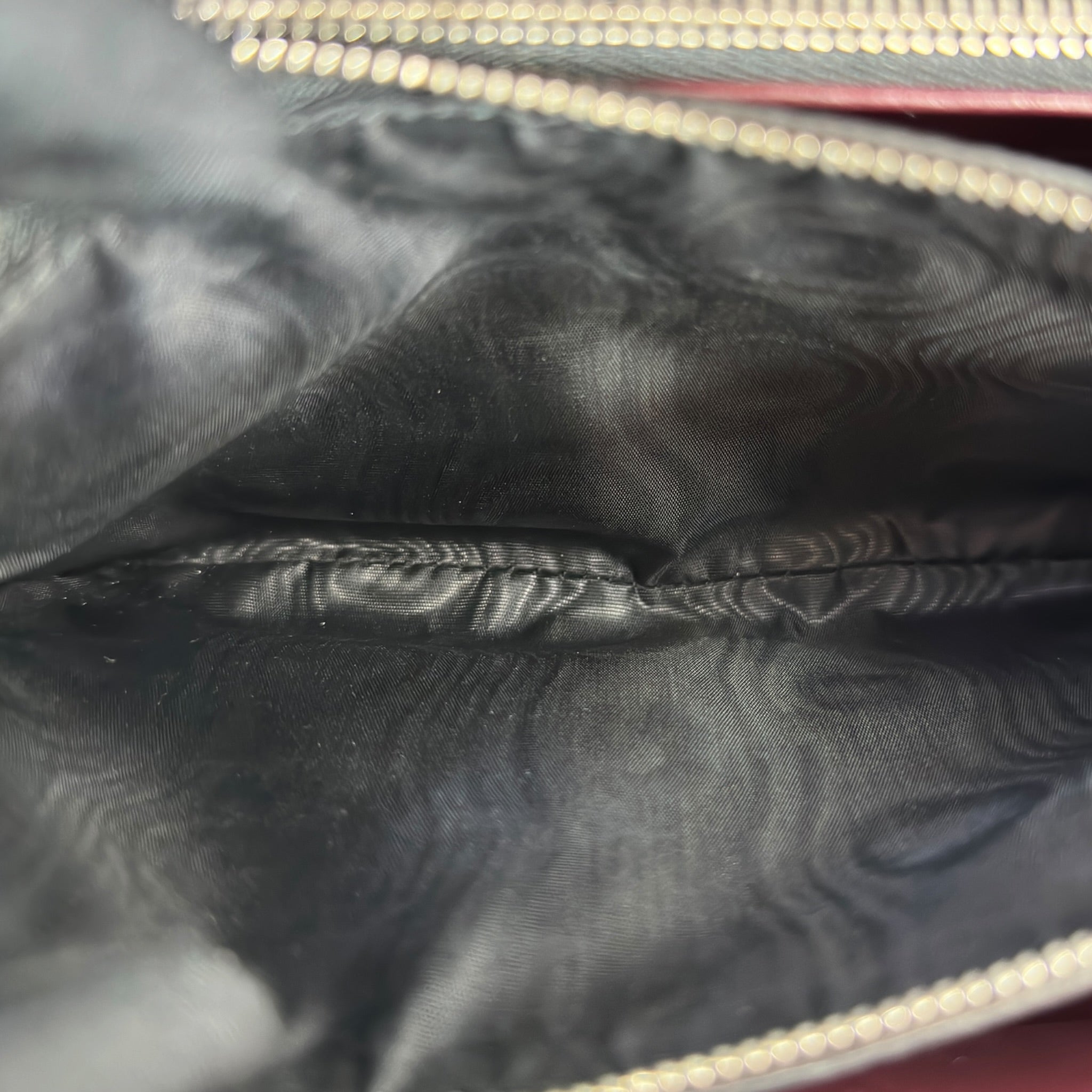 Gucci Zumi Top Handle Bag Small Black Grainy Leather