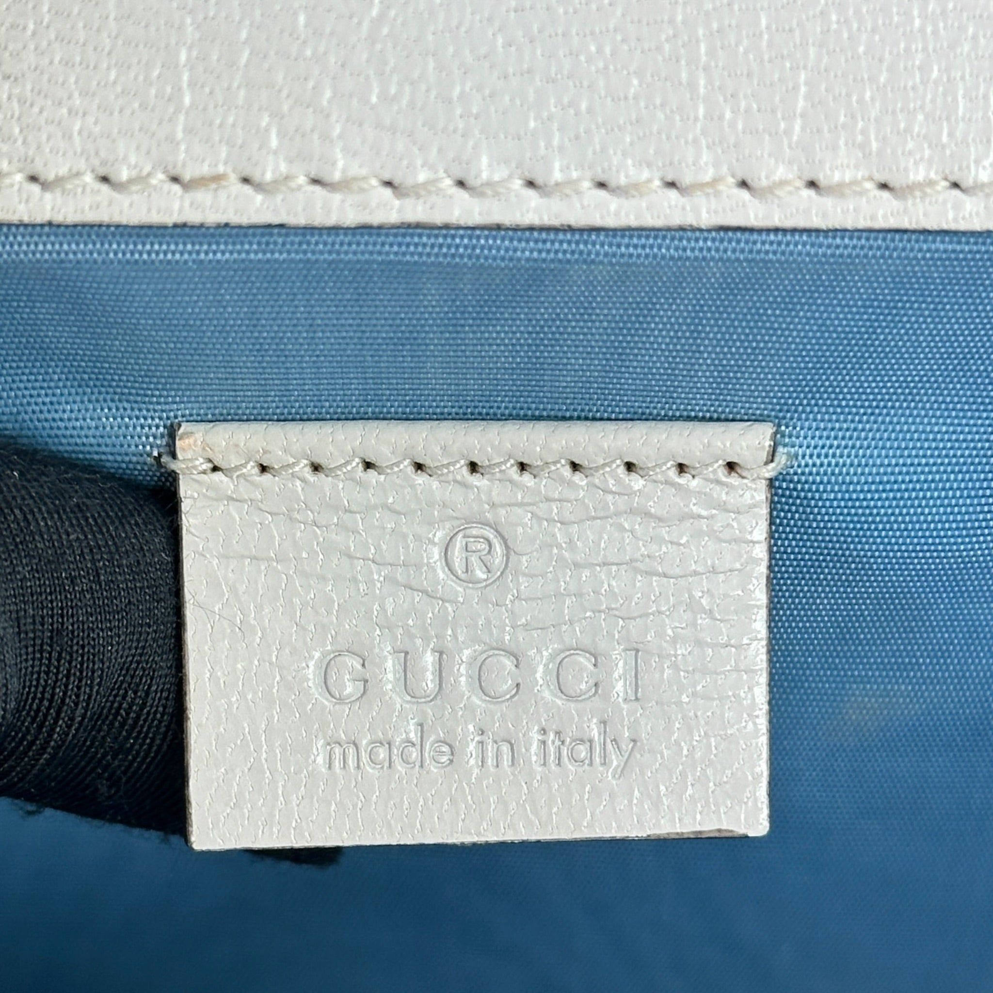Gucci Dionysus Guccy Star Shoulder Bag White Gold Leather