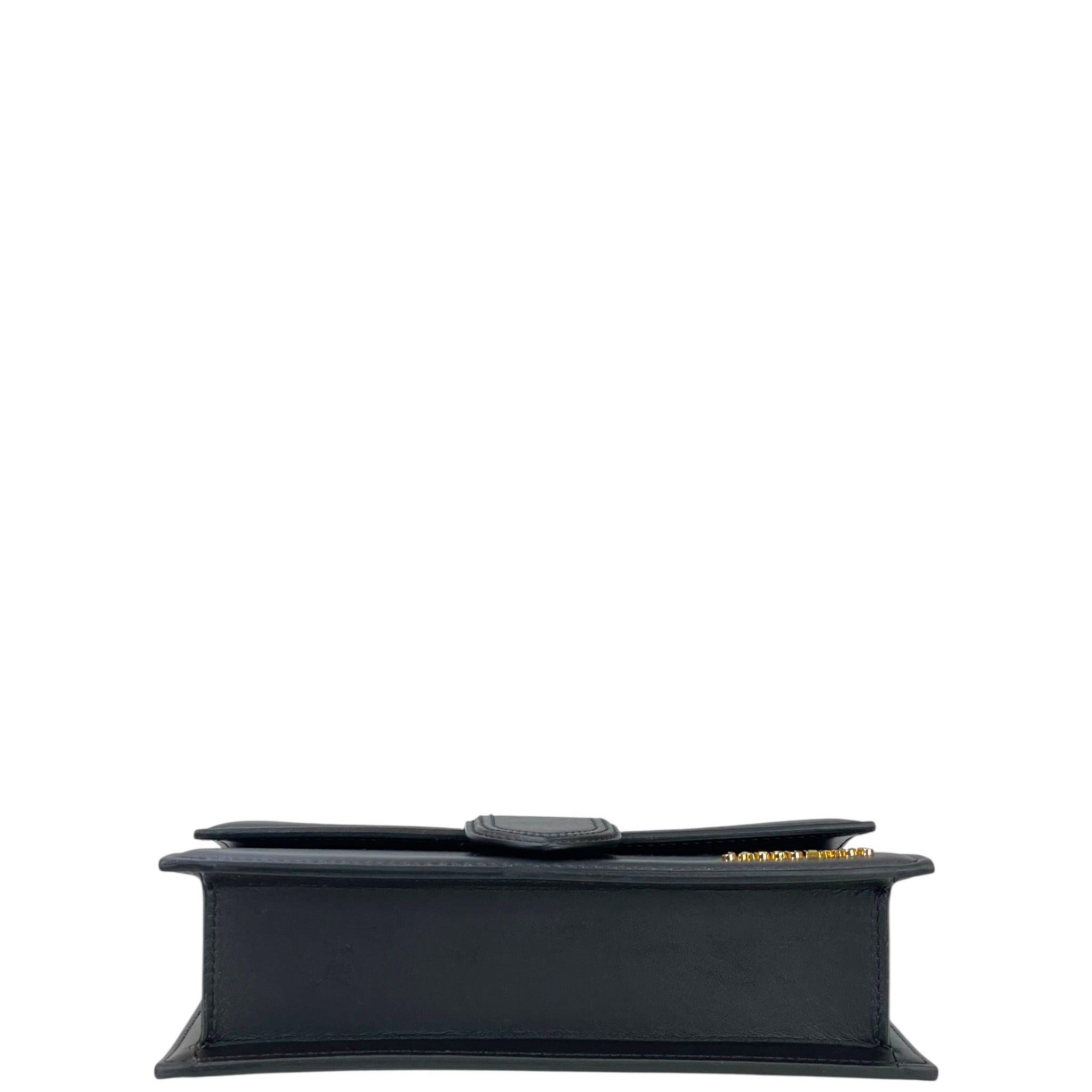 Jacquemus The Large Bambino Bag Black Leather