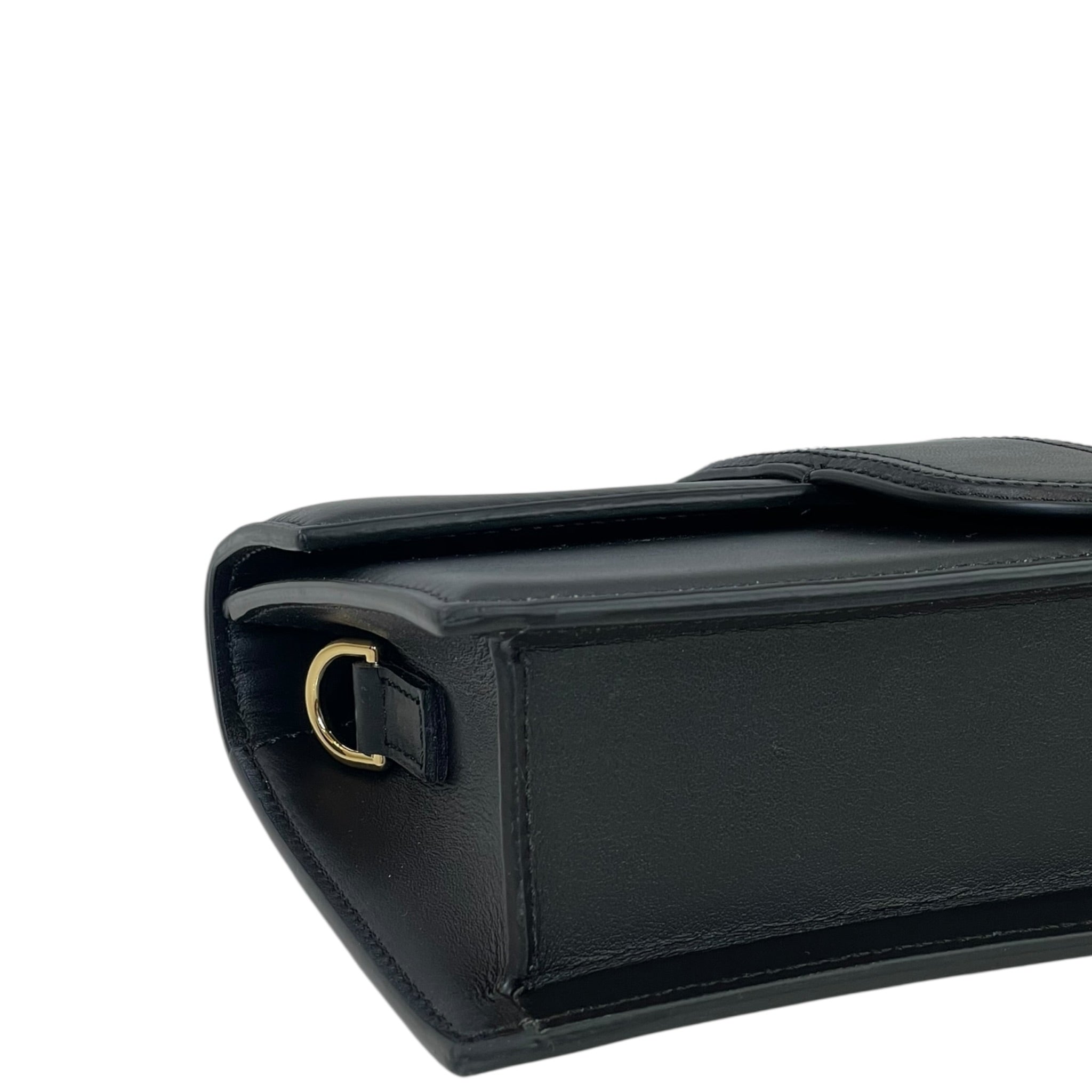 Jacquemus The Large Bambino Bag Black Leather