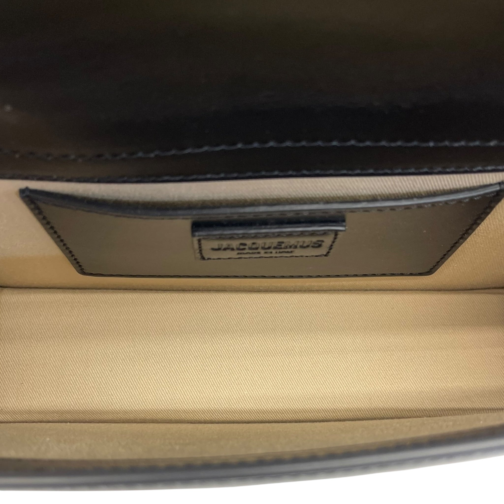 Jacquemus The Large Bambino Bag Black Leather
