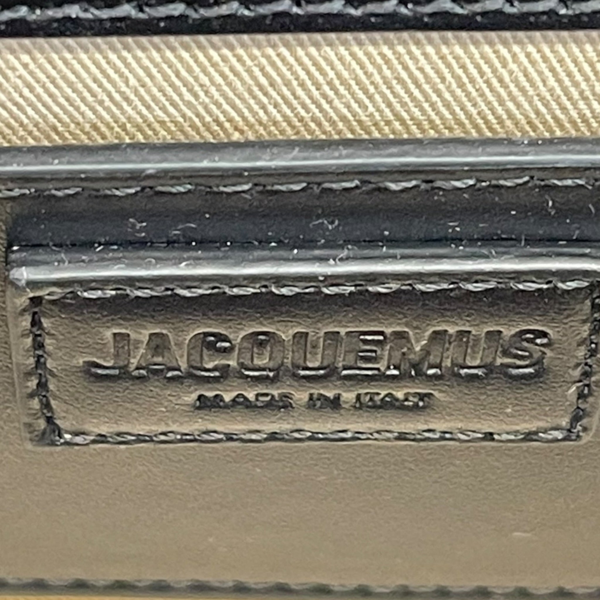 Jacquemus The Large Bambino Bag Black Leather