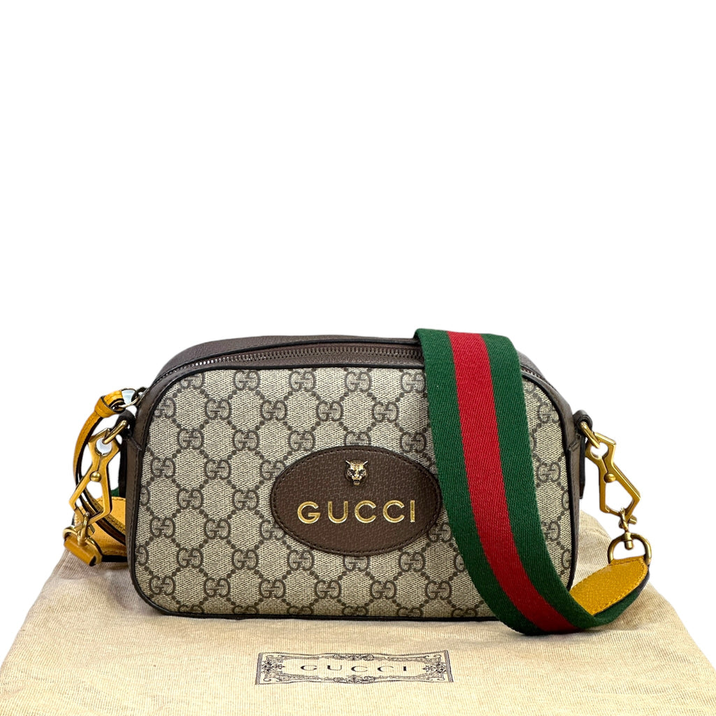 Gucci Neo Vintage Messenger Bag GG Supreme Canvas