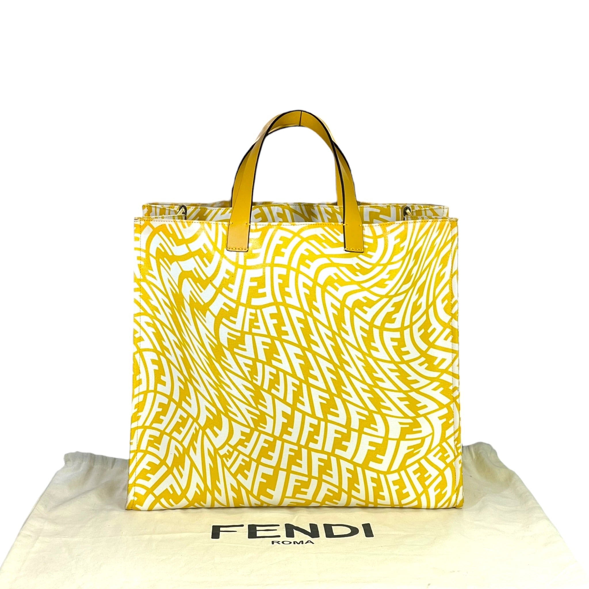 Fendi X Sarah Coleman Zucca FF Vertigo Shopper
