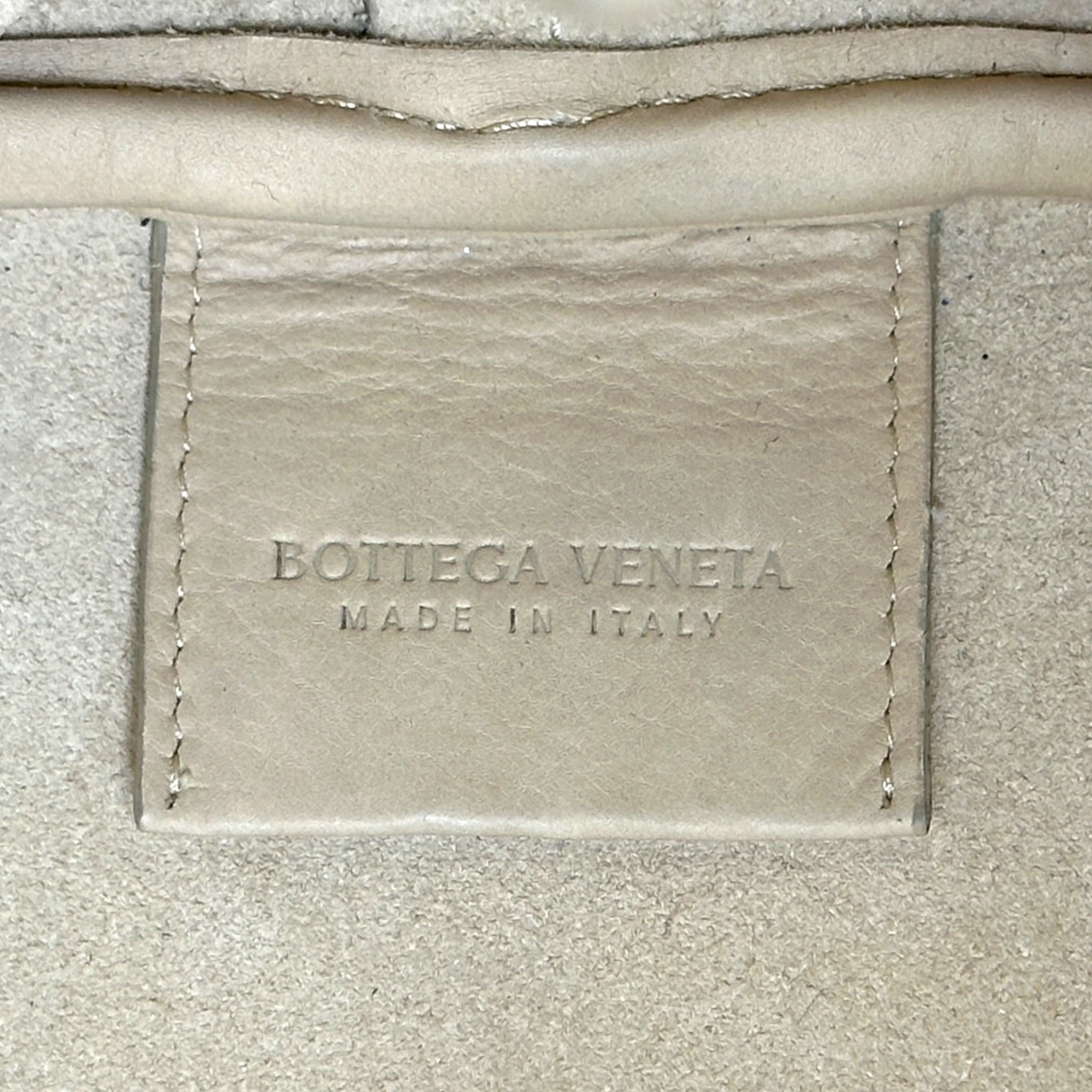 Bottega Veneta Braided Briefcase Bag Beige Intrecciato Leather