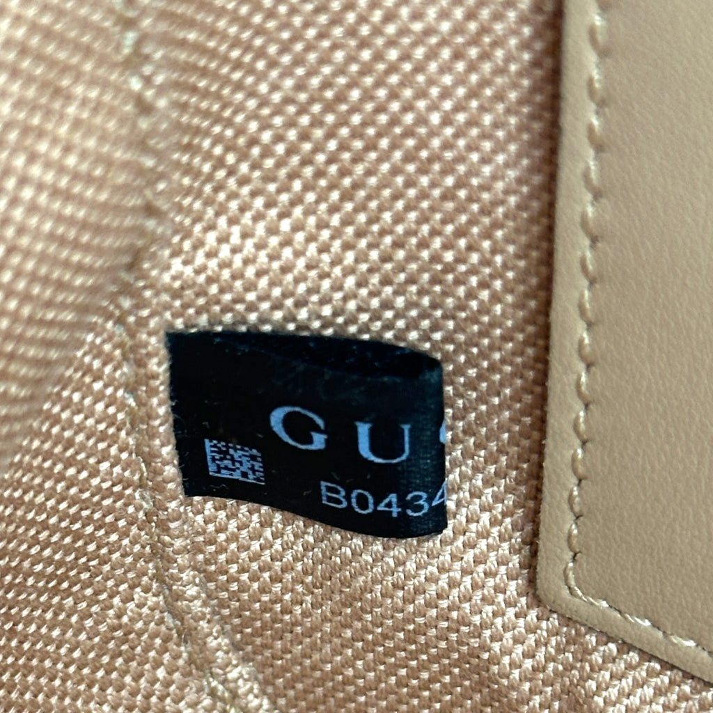 Gucci GG Marmont Shoulder Bag Mini Light Brown Monochrome Matelassé Calfskin
