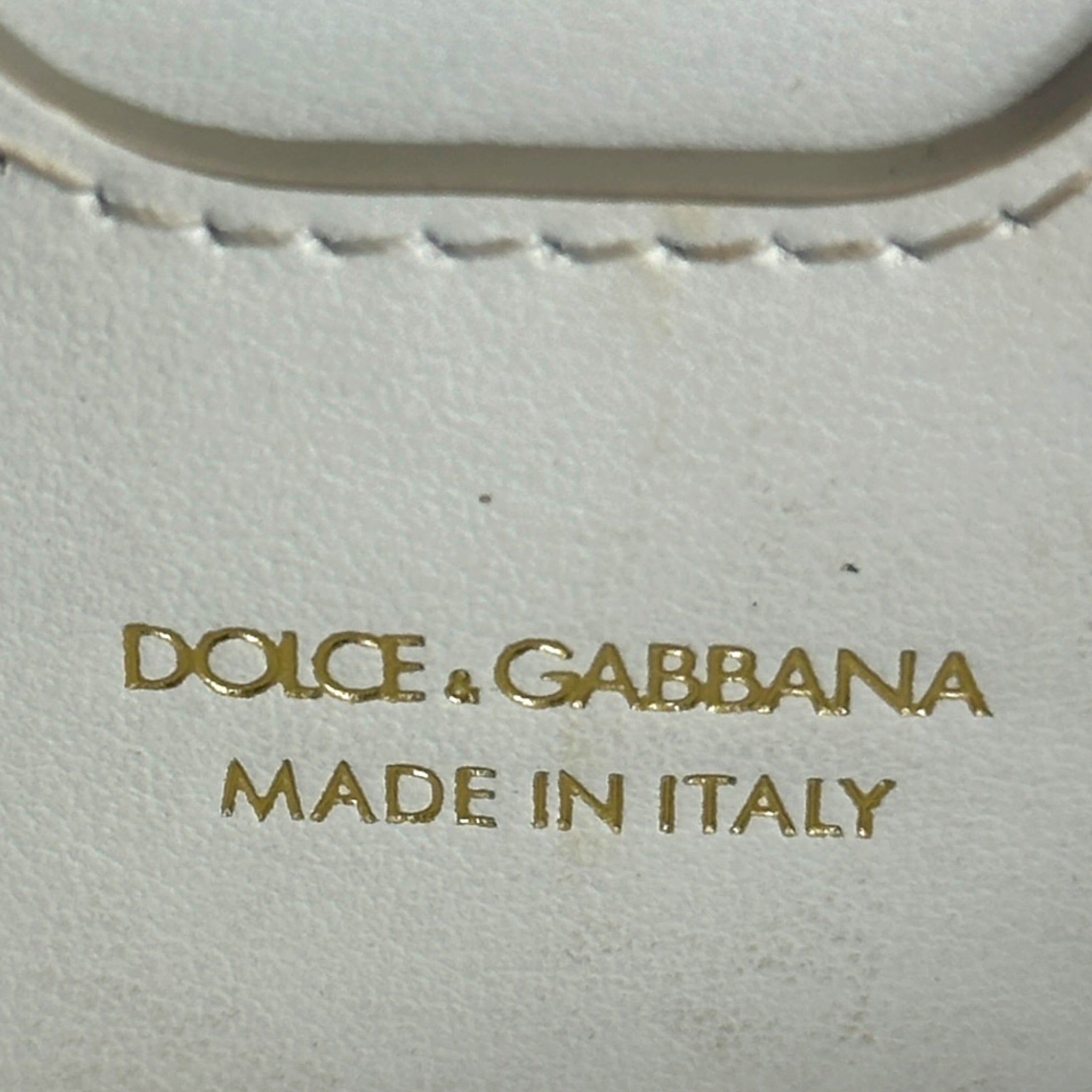 Dolce & Gabbana DG Crossbody Bag White Patent Leather