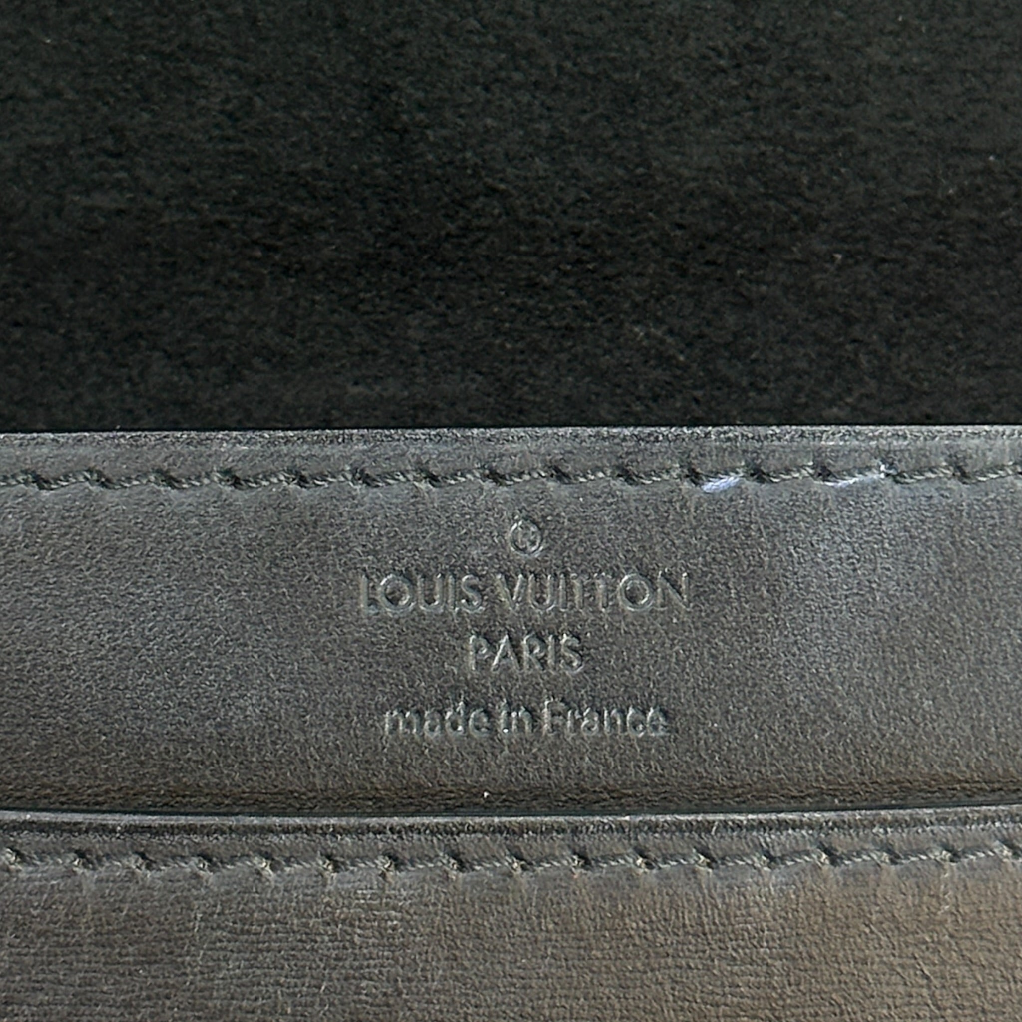 Louis Vuitton Chain Louise GM Bag Black Leather