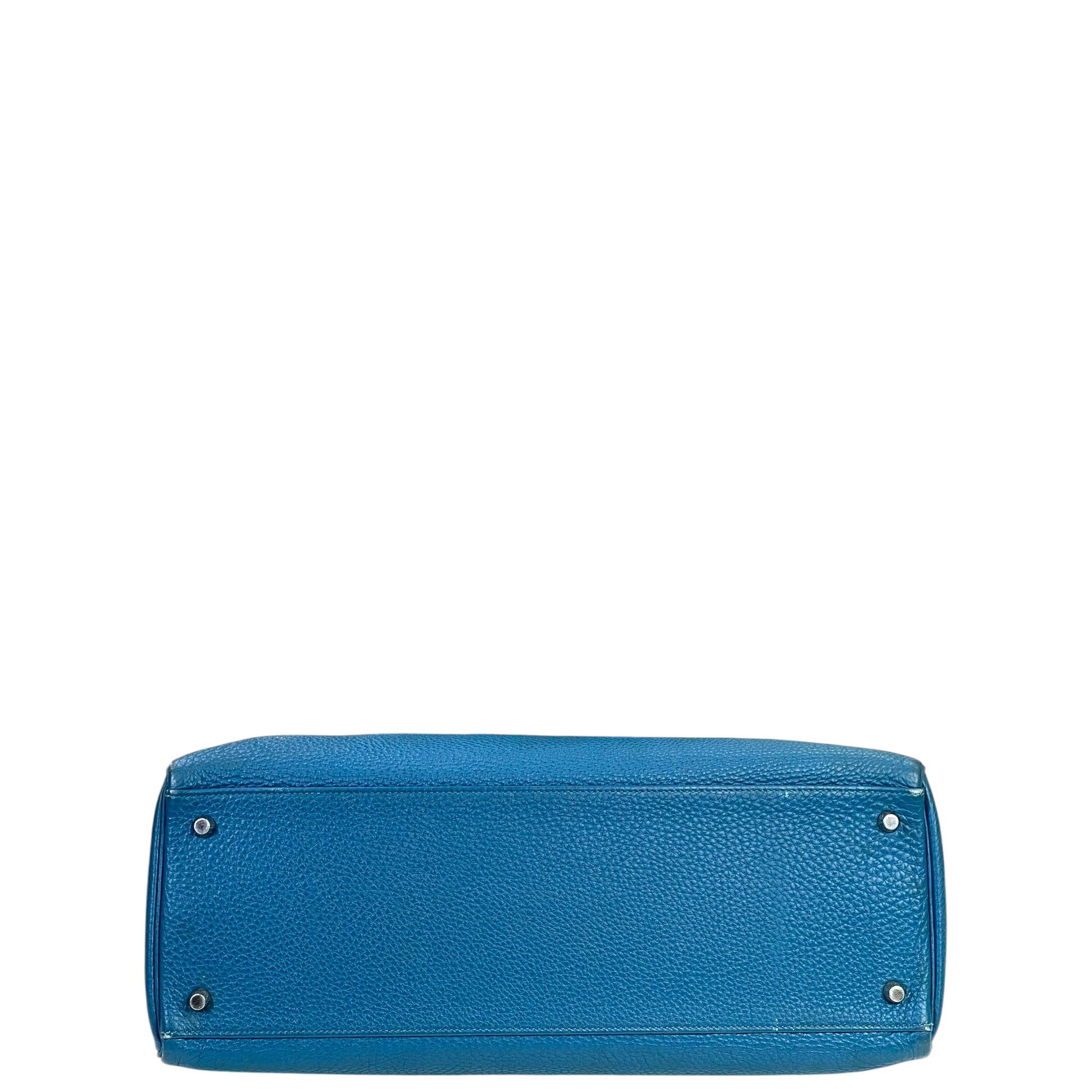 Hermès Kelly 40 Blue Togo PHW