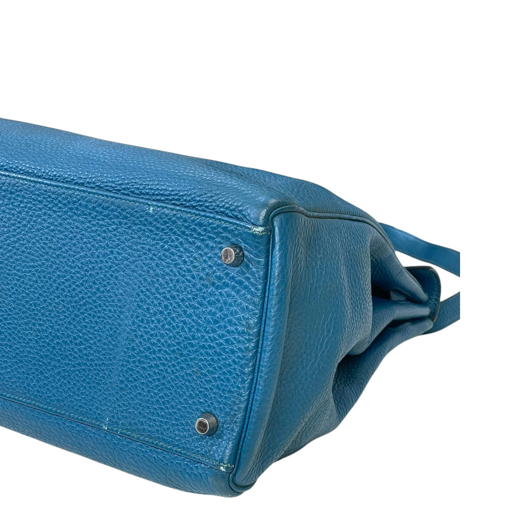 Hermès Kelly 40 Blue Togo PHW