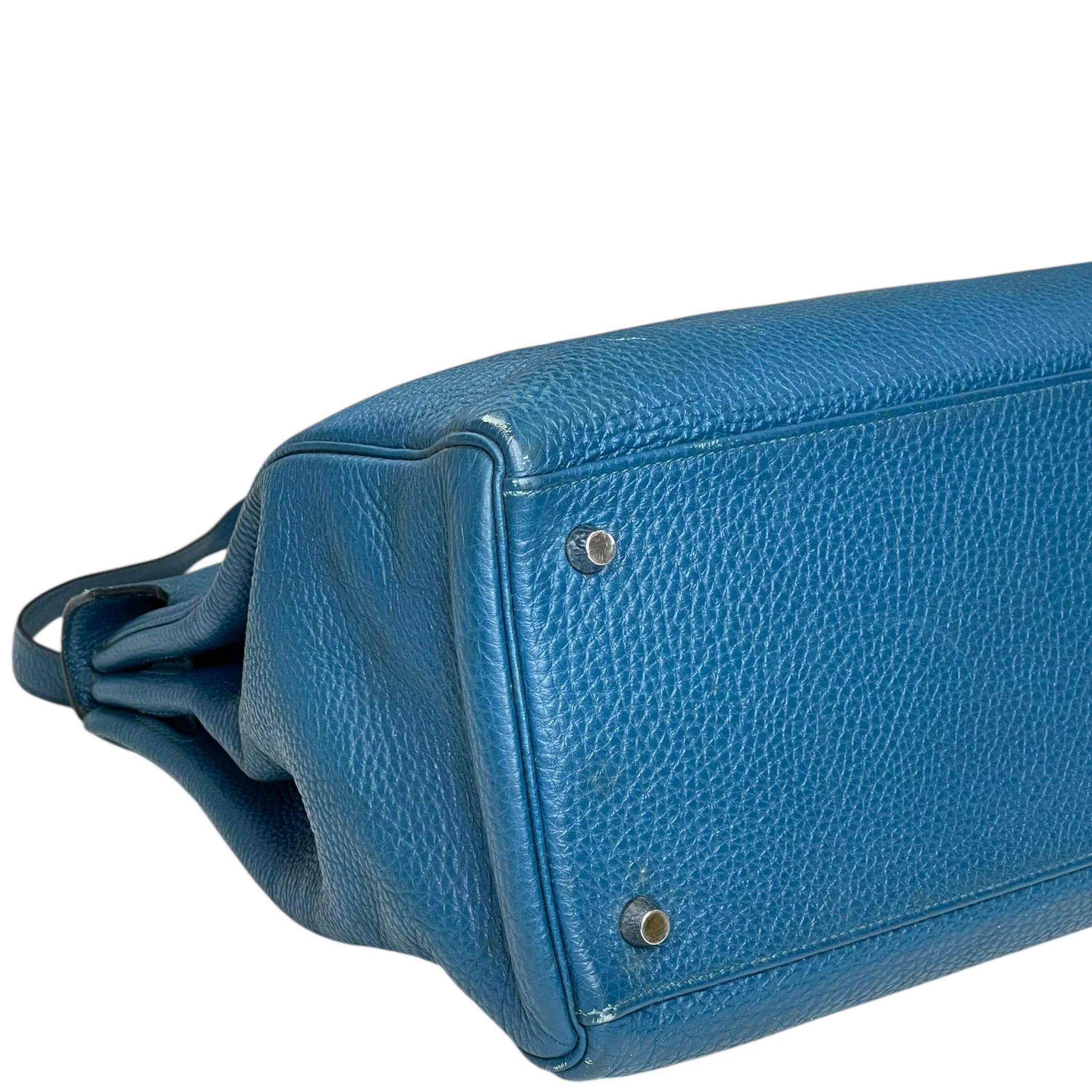 Hermès Kelly 40 Blue Togo PHW