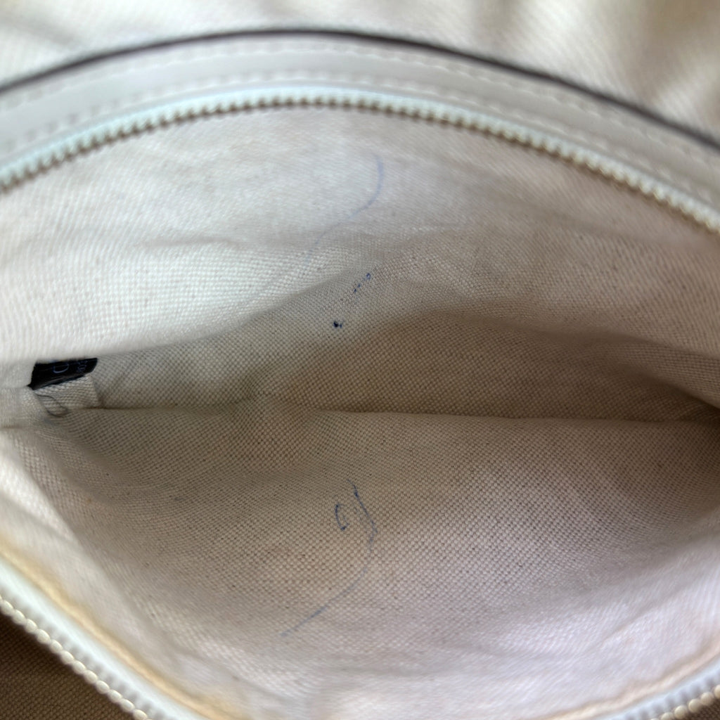 Gucci Joy Lovely Boston Bag White Guccissima Leather