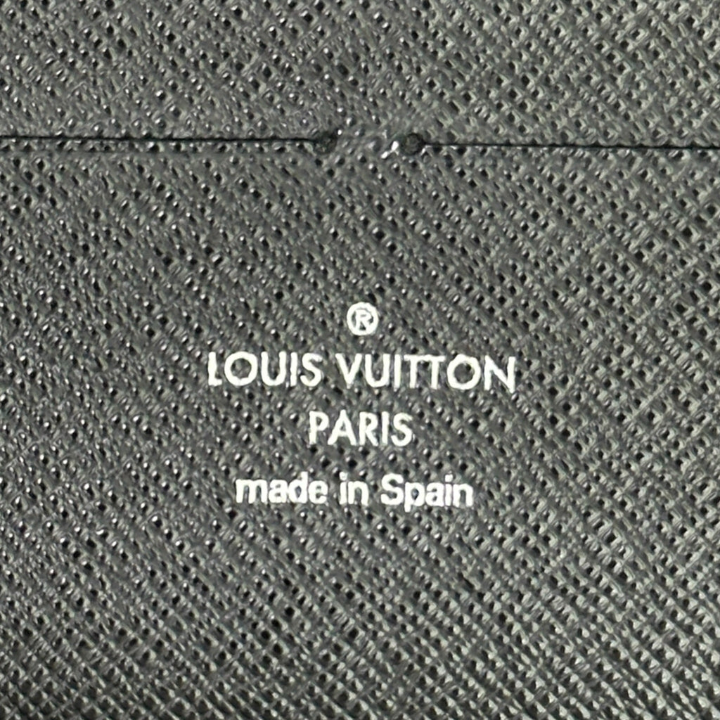 Louis Vuitton Zippy Horizontal Wallet Damier Graphite Canvas