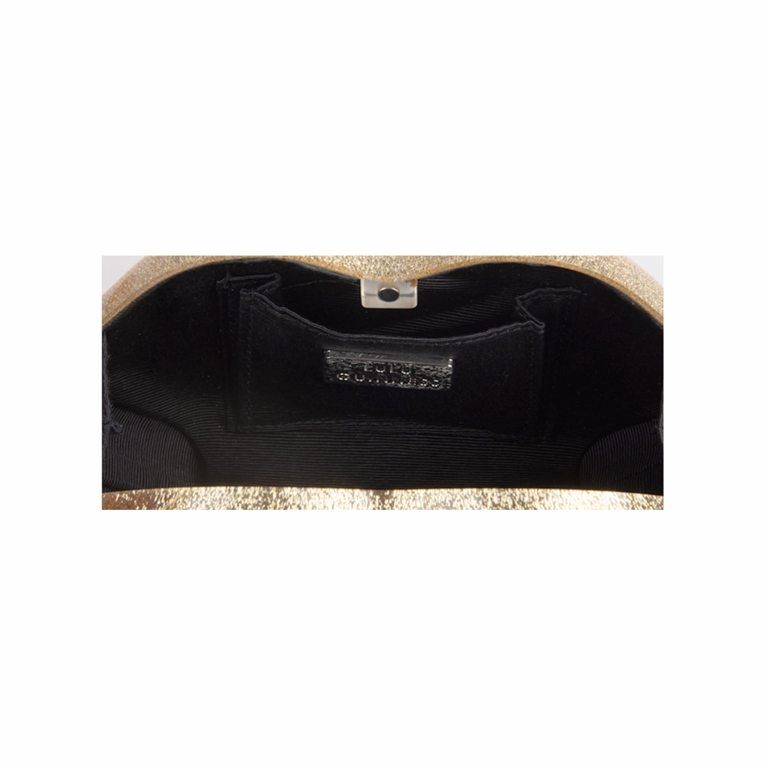 Lulu Guinness Acrylic Golden Clutch