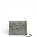 Jimmy Choo Candy Clutch Bag Acrylic Silver Glitter