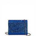 Jimmy Choo Candy Clutch Blue Glitter Acrylic