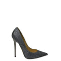 Jimmy Choo Romy Pointed Toe Black Glitter Pumps EU 34