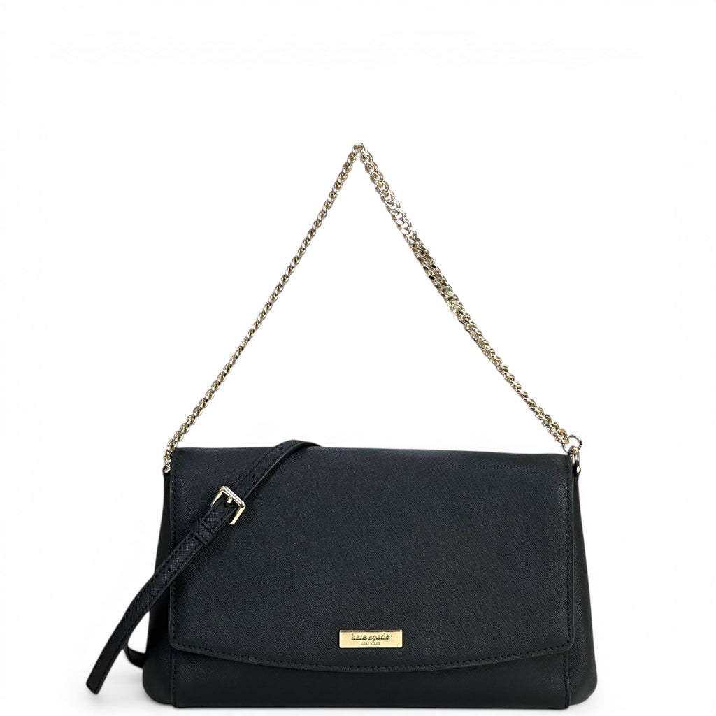 Kate Spade Laurel Way Crossbody Bag Black Leather