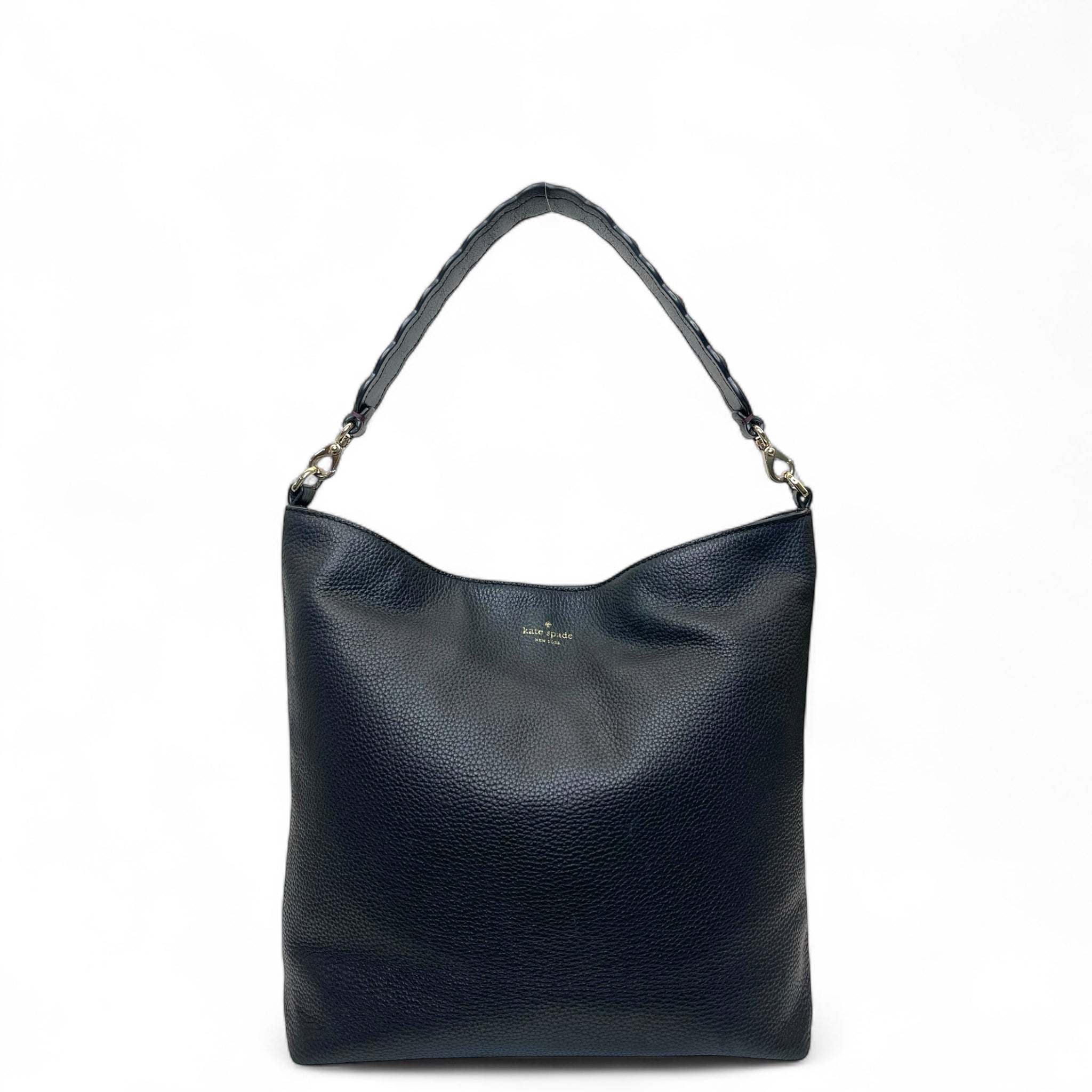 Kate Spade New York — Pebbled Leather Scalloped-Edge Shoulder Bag