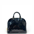 Louis Vuitton Alma PM Handbag Black Monogram Vernis