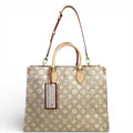 Louis Vuitton OnTheGo Organizer Tote Beige Monogram