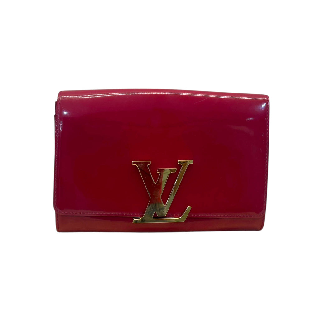 Louis Vuitton Patent Leather Louise MM Clutch